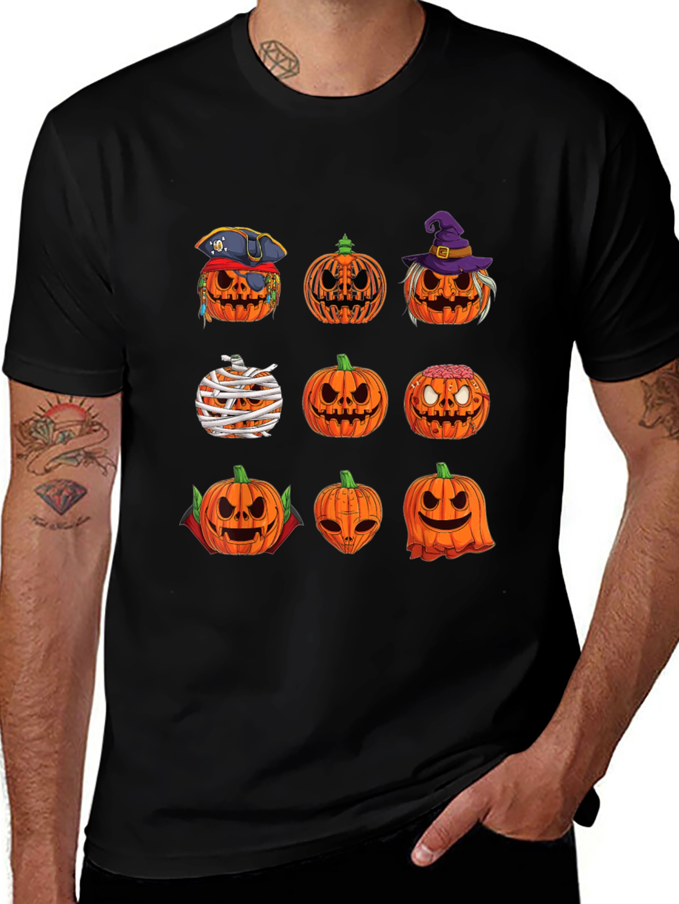 Halloween Pumpkin T-Shirt - Spooky Season Tee