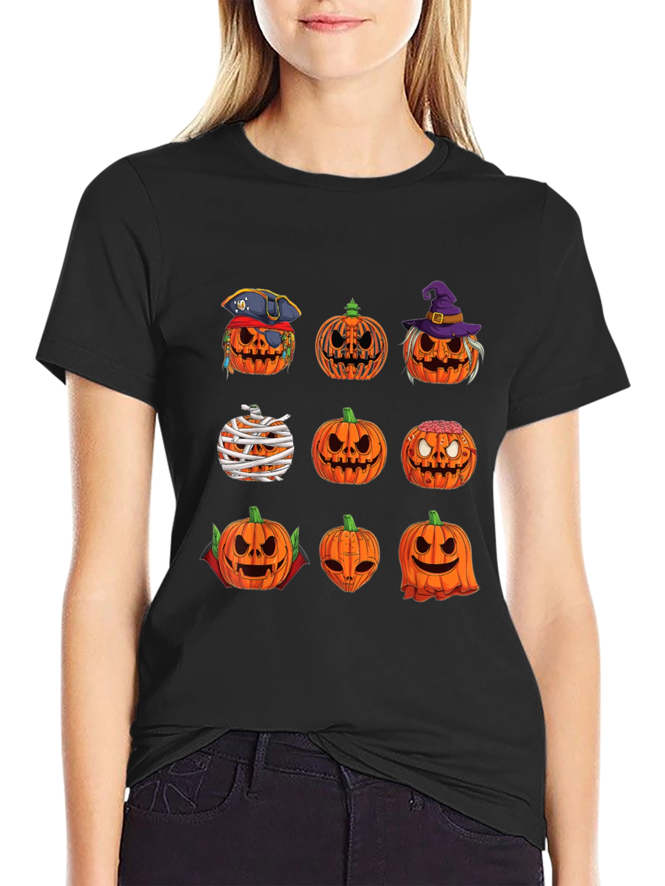 Halloween Pumpkin T-Shirt - Spooky Season Tee