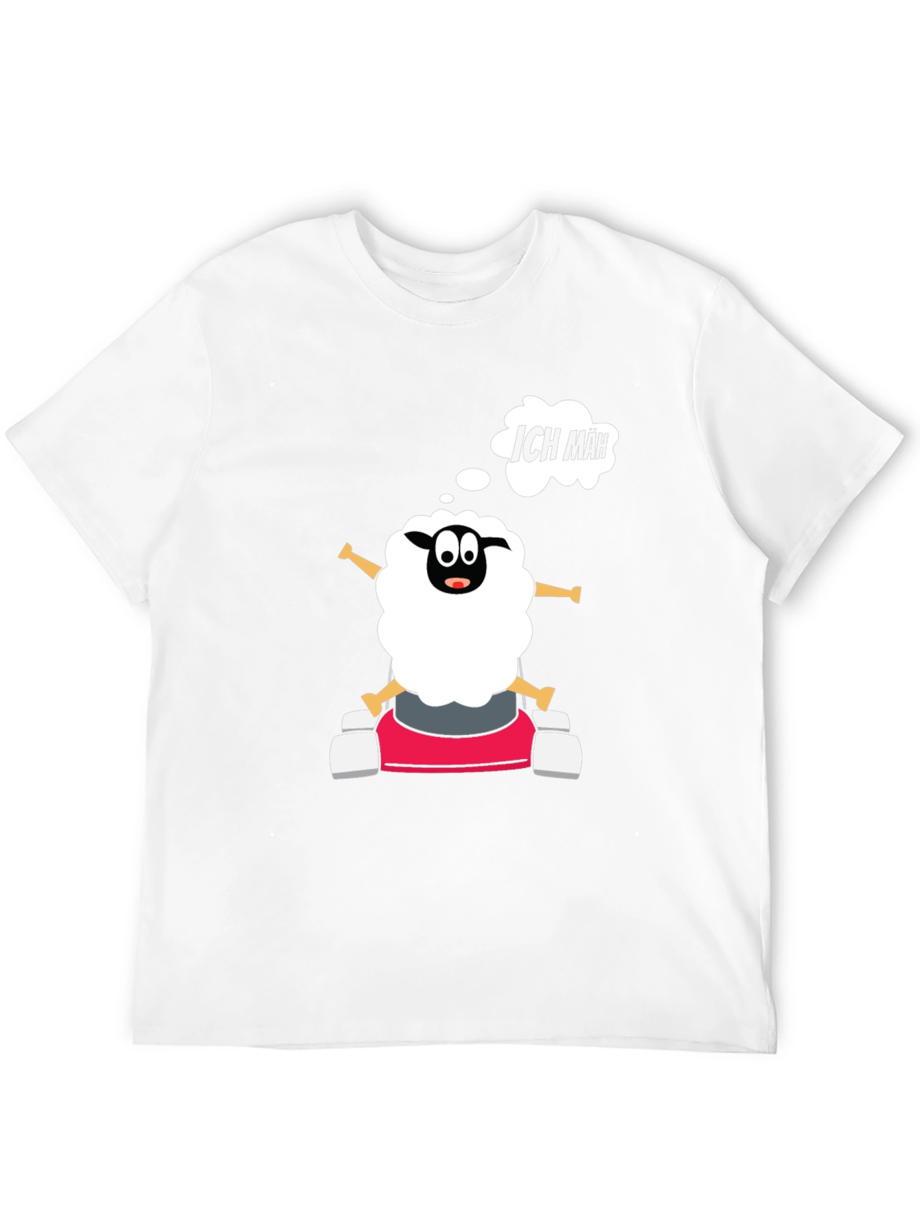 Funny Sheep Go-Kart T-Shirt