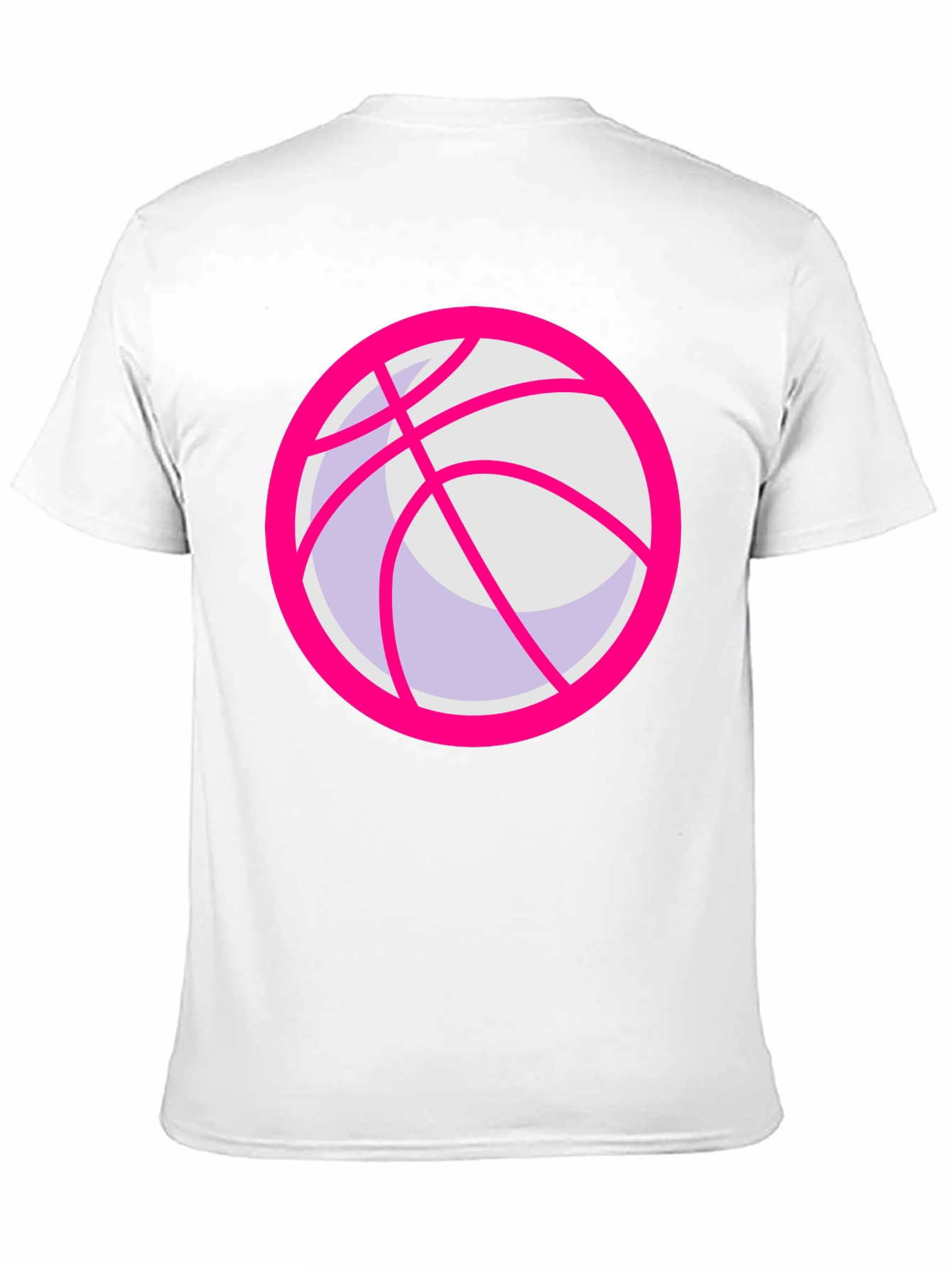 Pink Basketball Graphic T-Shirt