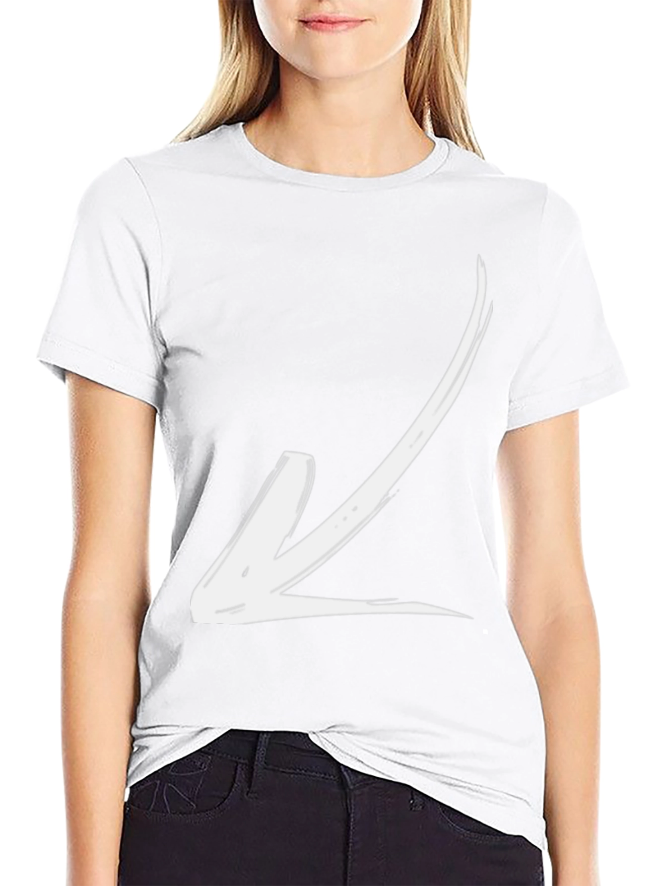 Modern Arrow Graphic Tee - Black Casual T-Shirt