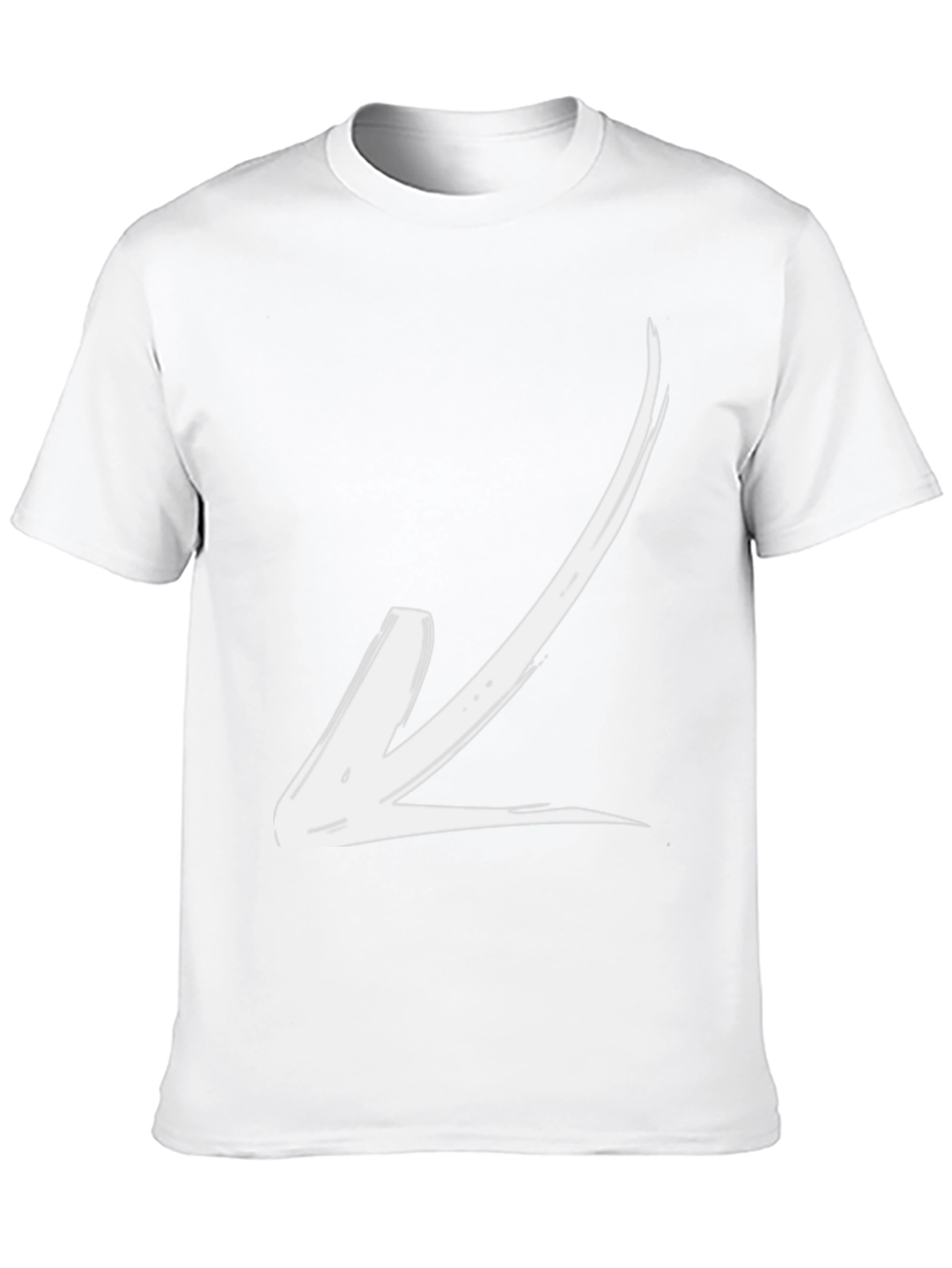 Modern Arrow Graphic Tee - Black Casual T-Shirt