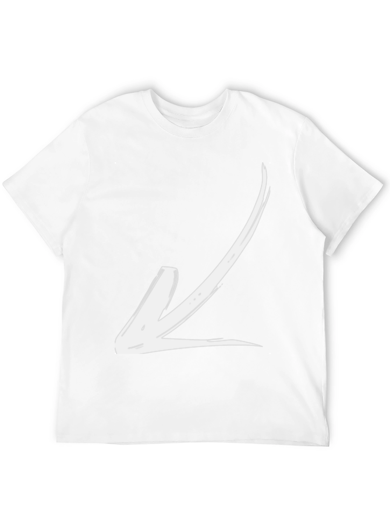 Modern Arrow Graphic Tee - Black Casual T-Shirt