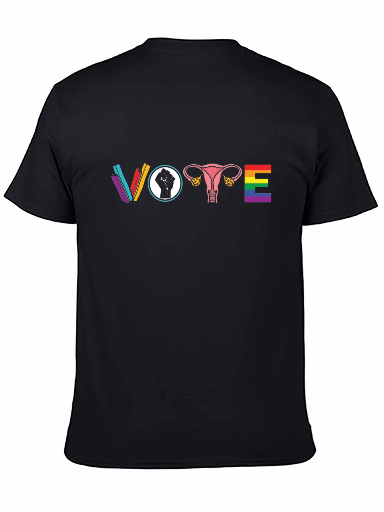 Feminist VOTE T-Shirt Womens Rights Pro Choice LGBTQ