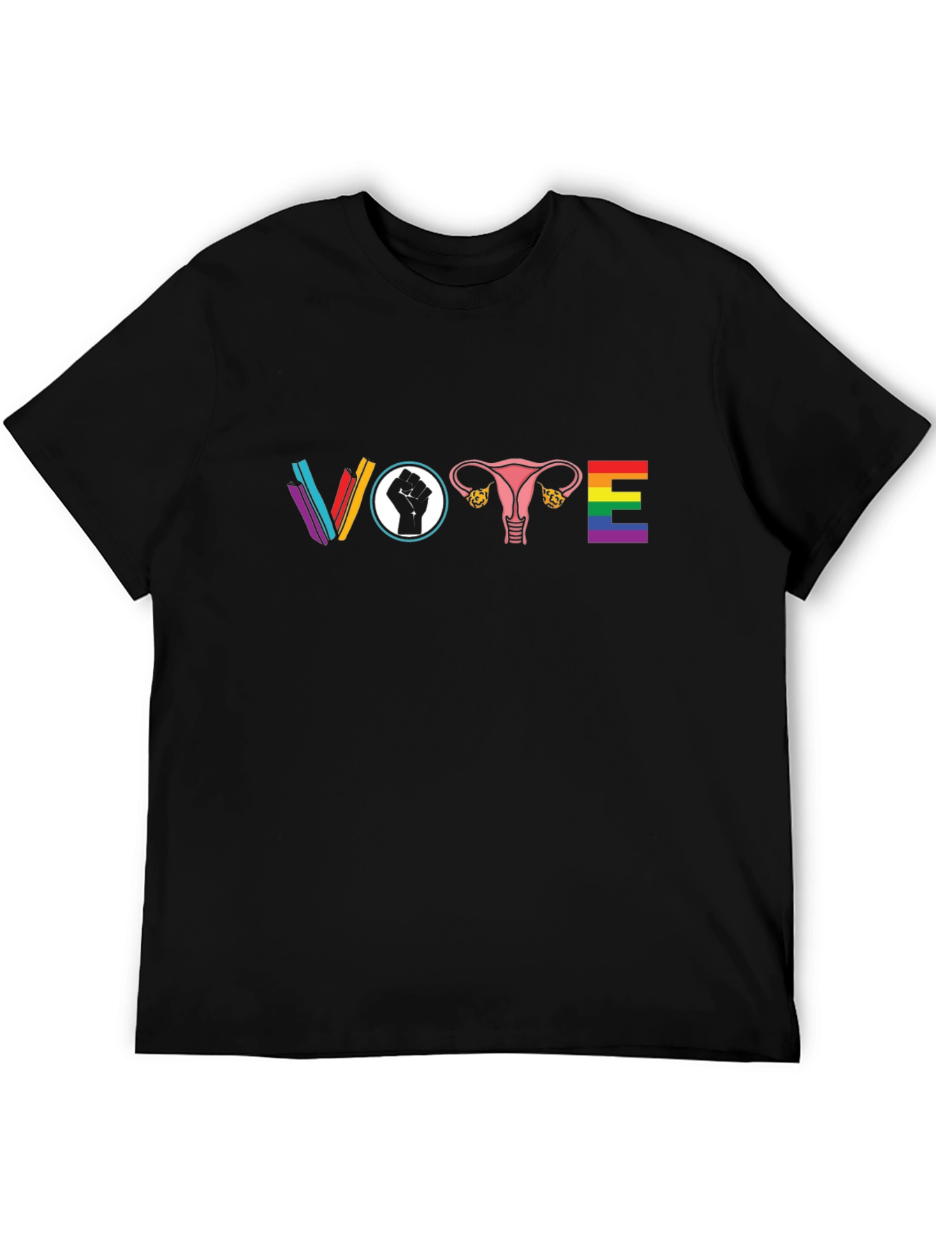 Feminist VOTE T-Shirt Womens Rights Pro Choice LGBTQ