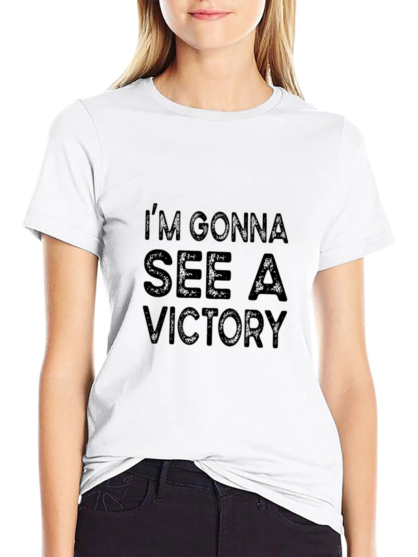 Im Gonna See A Victory Black T-Shirt