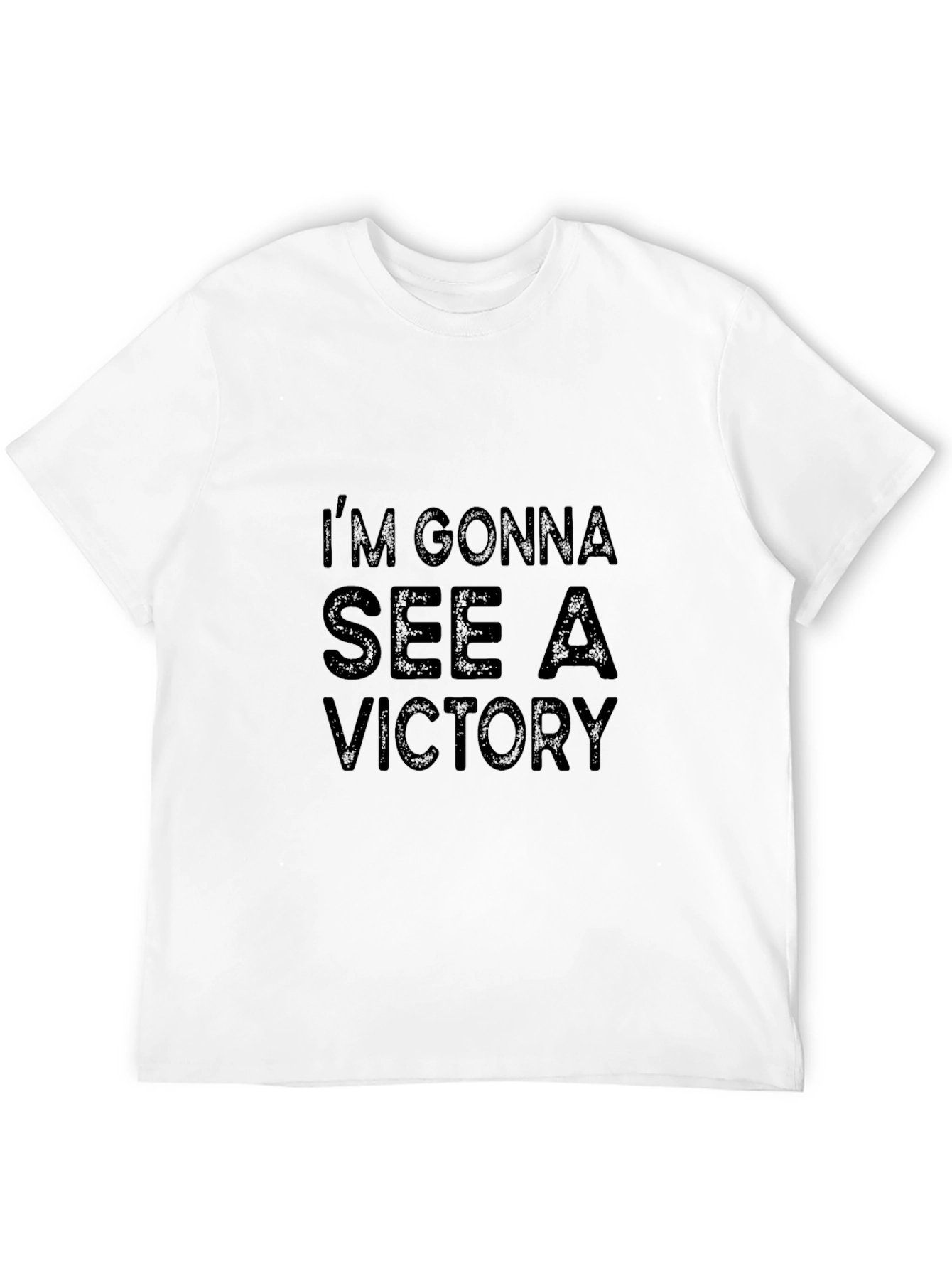 Im Gonna See A Victory Black T-Shirt