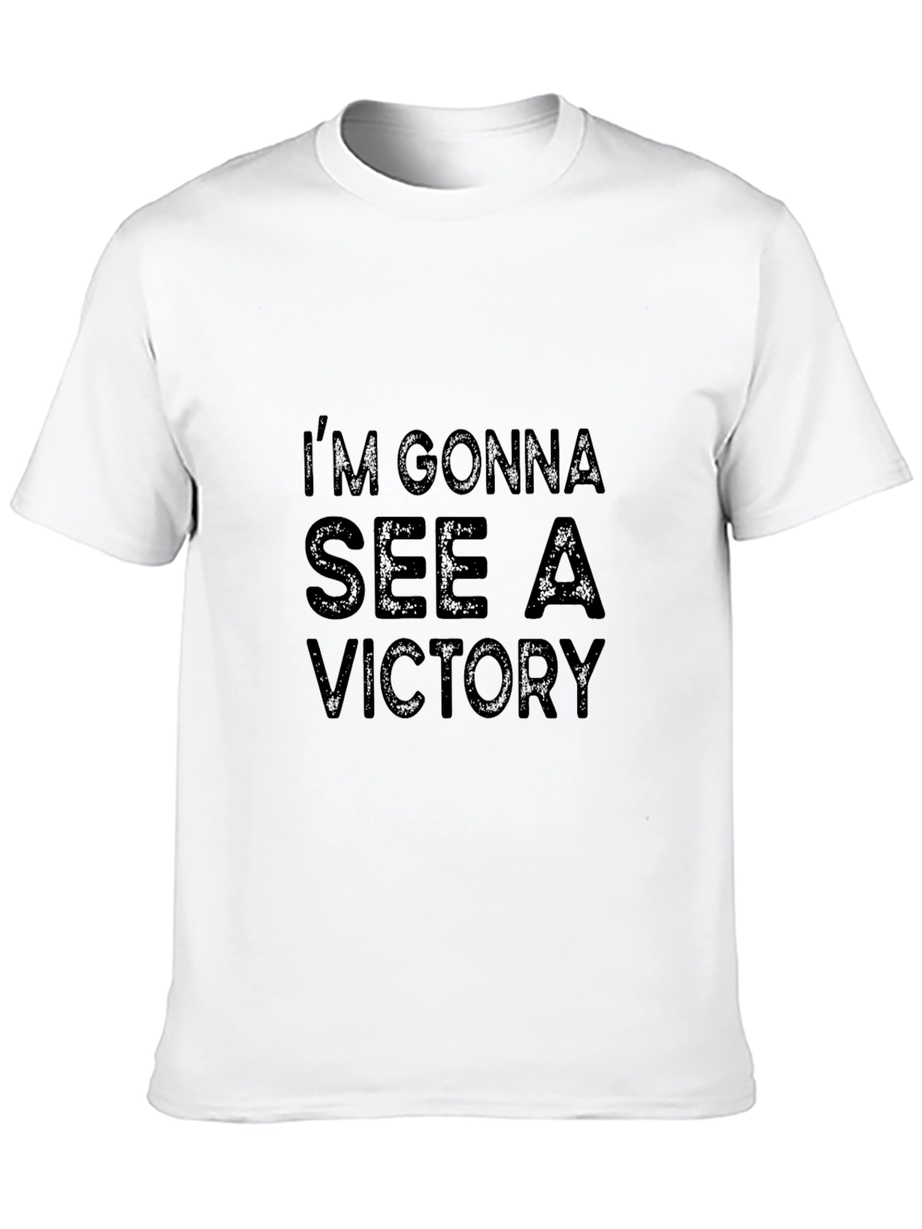 Im Gonna See A Victory Black T-Shirt