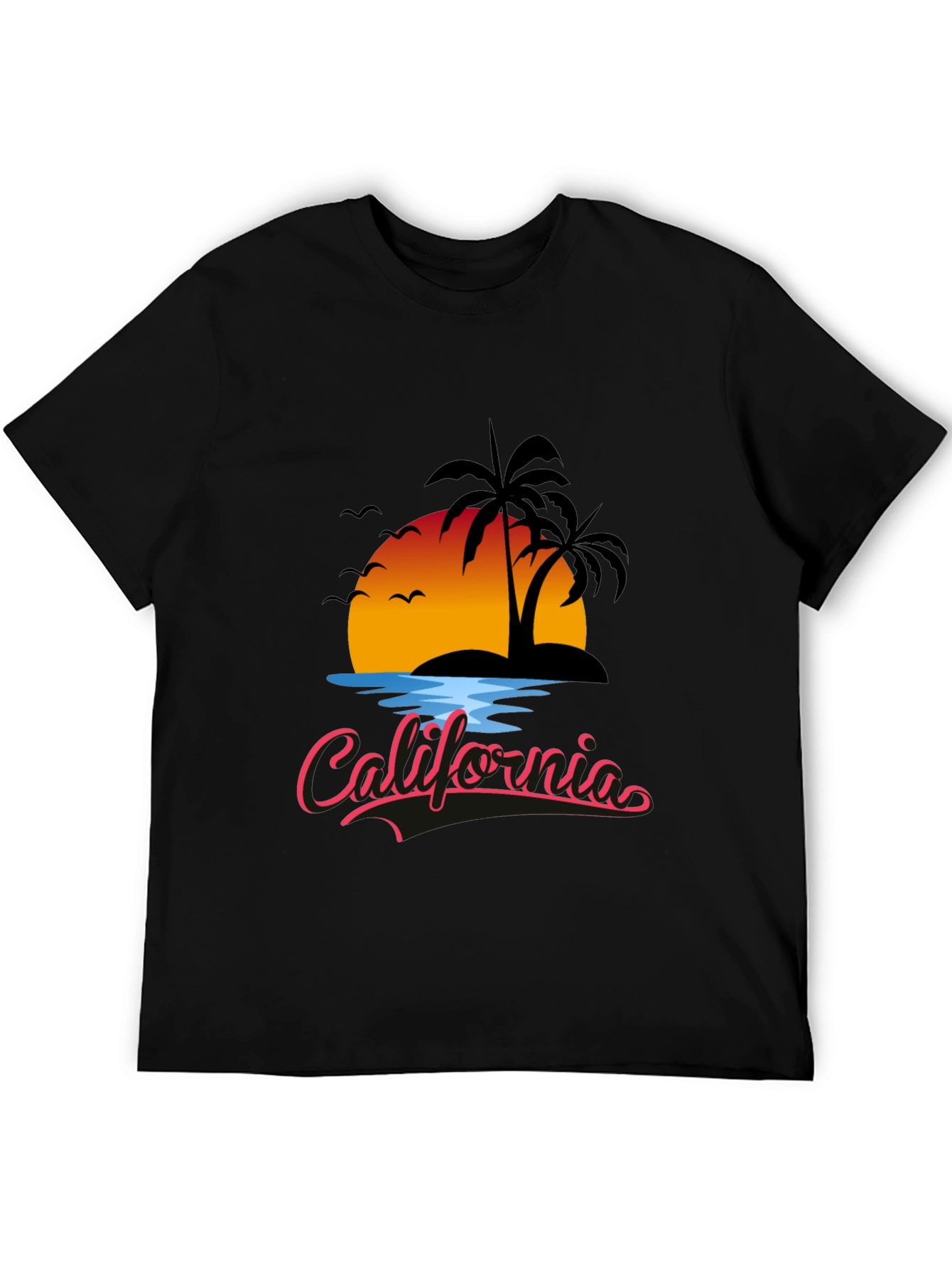 California Sunset Graphic T-Shirt