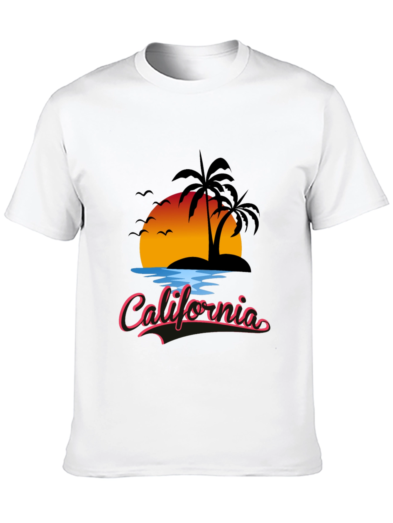 California Sunset Graphic T-Shirt
