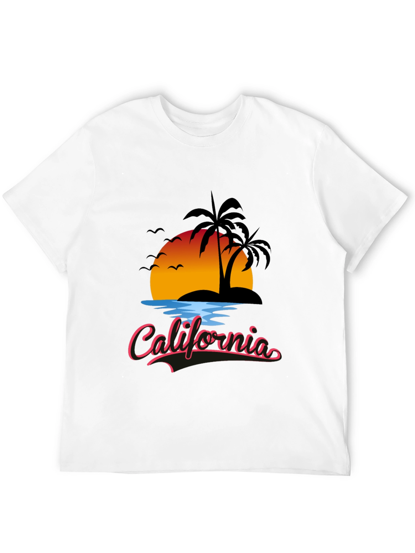 California Sunset Graphic T-Shirt