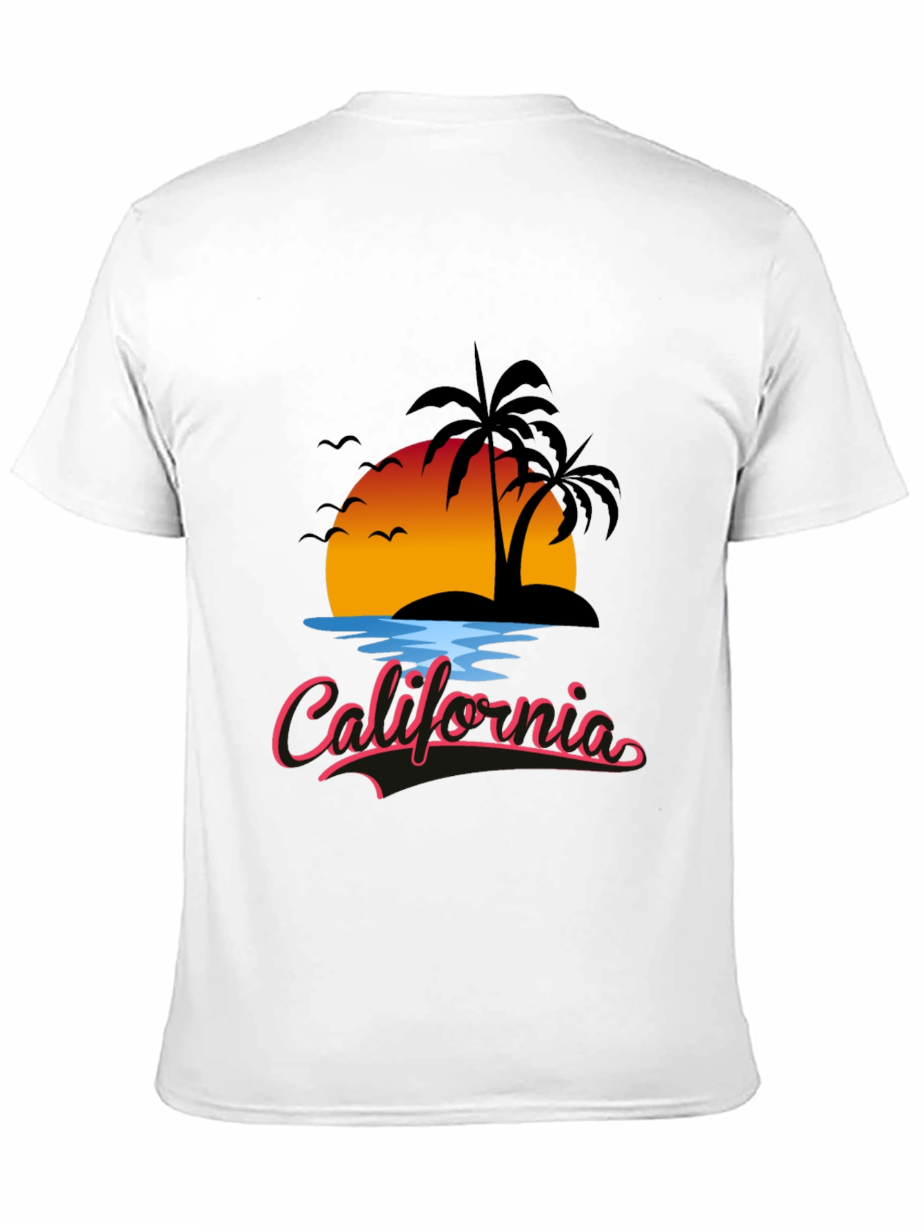 California Sunset Graphic T-Shirt