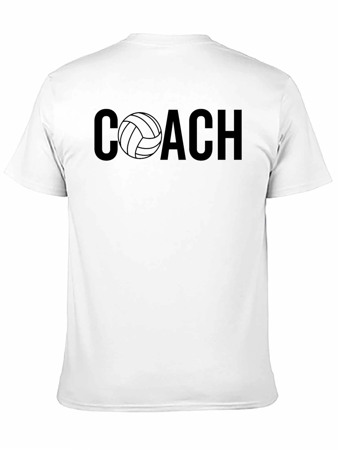 Volleyball Coach T-Shirt - Classic Black