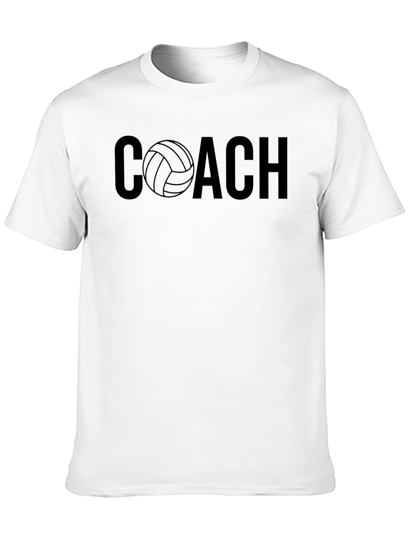 Volleyball Coach T-Shirt - Classic Black