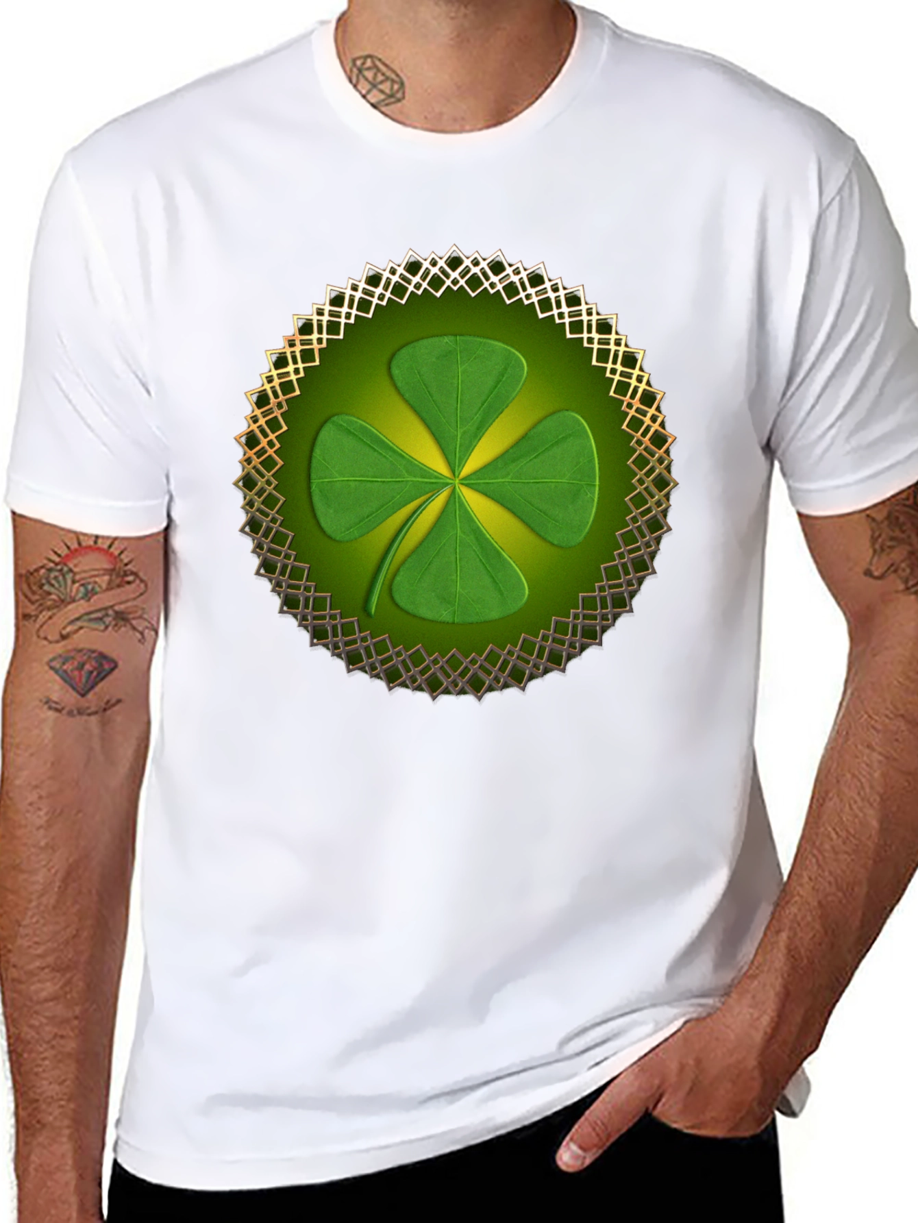 Shamrock Clover T-Shirt - St. Patricks Day