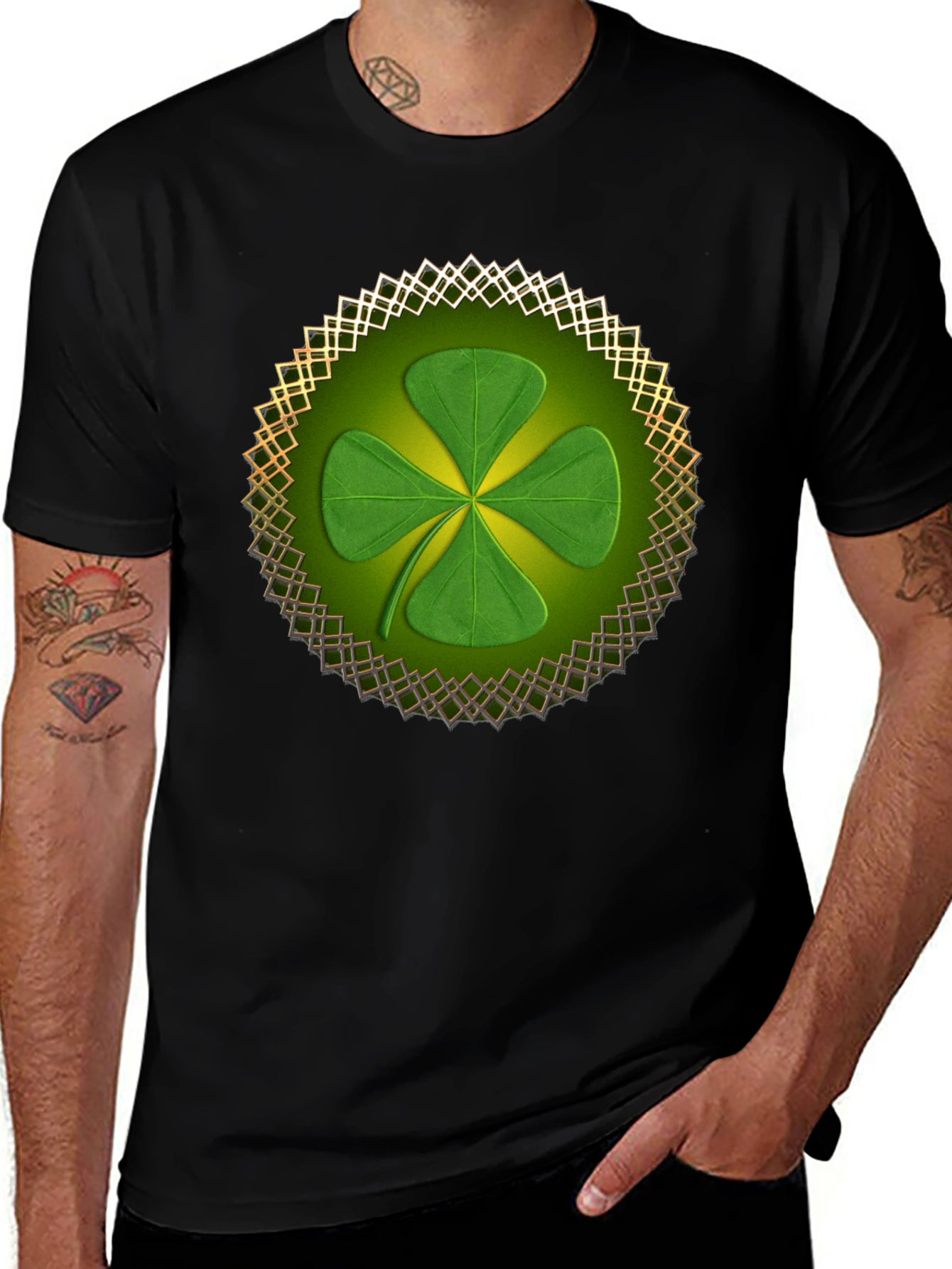 Shamrock Clover T-Shirt - St. Patricks Day
