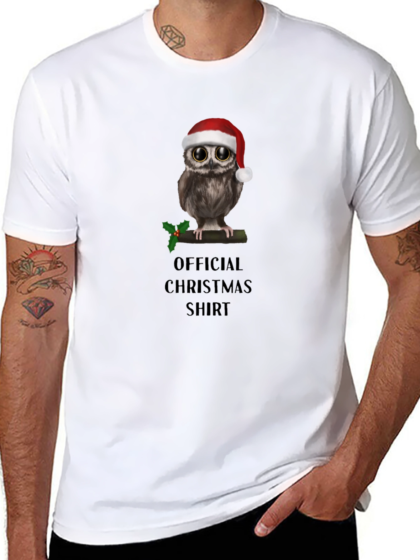 Official Christmas Owl T-Shirt - Holiday Gift