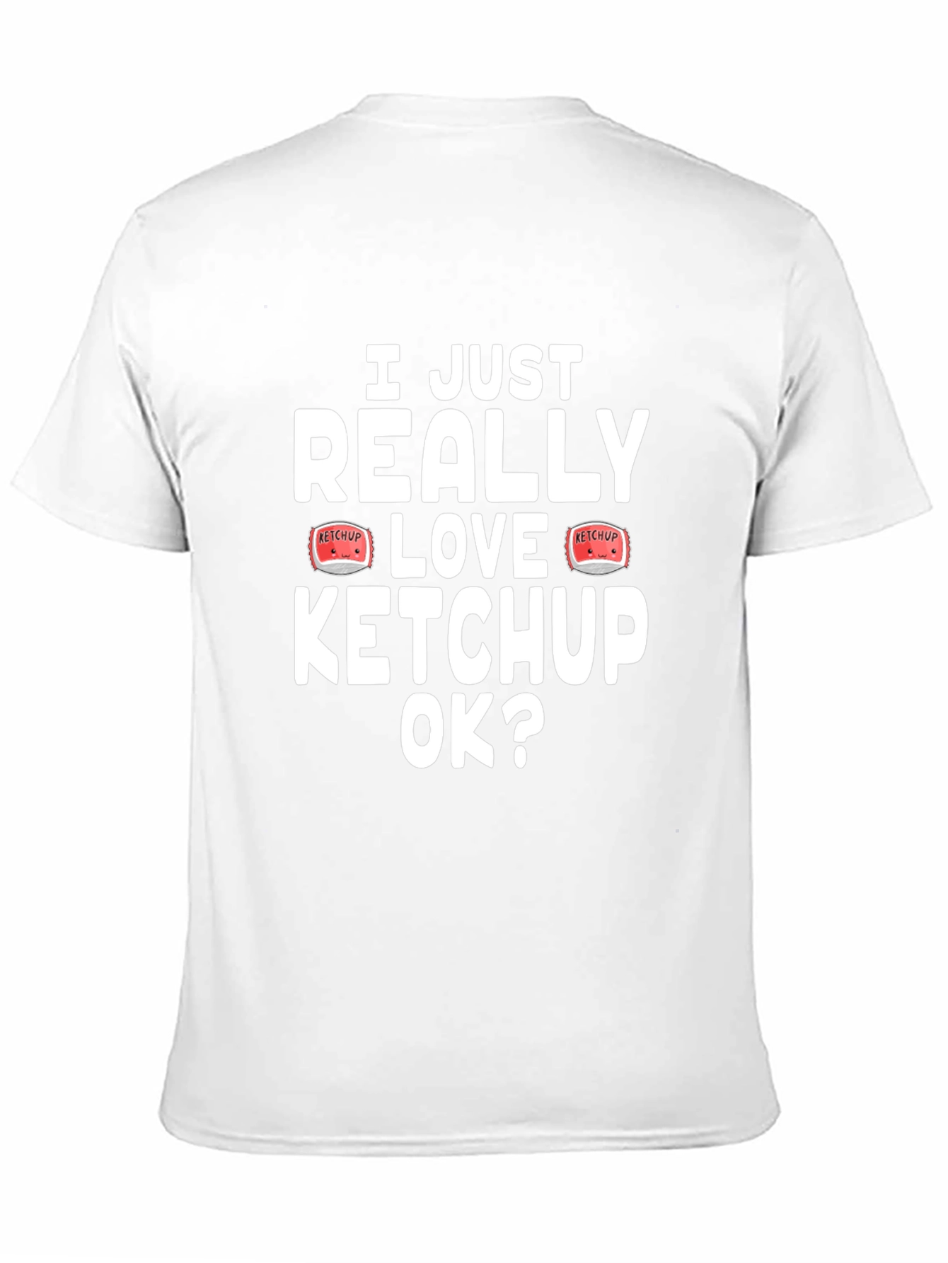 I Love Ketchup T-Shirt - Novelty Graphic Tee