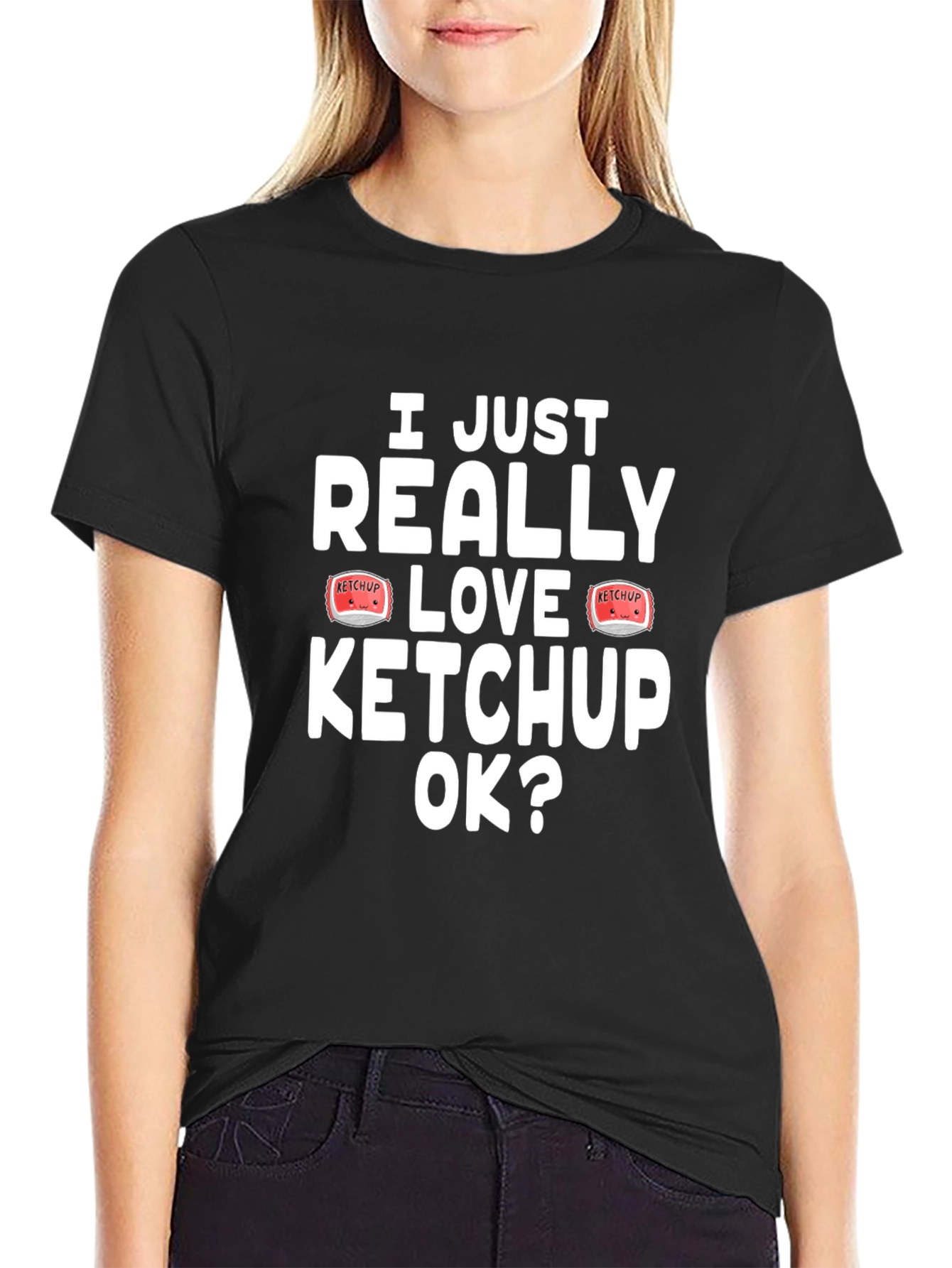I Love Ketchup T-Shirt - Novelty Graphic Tee