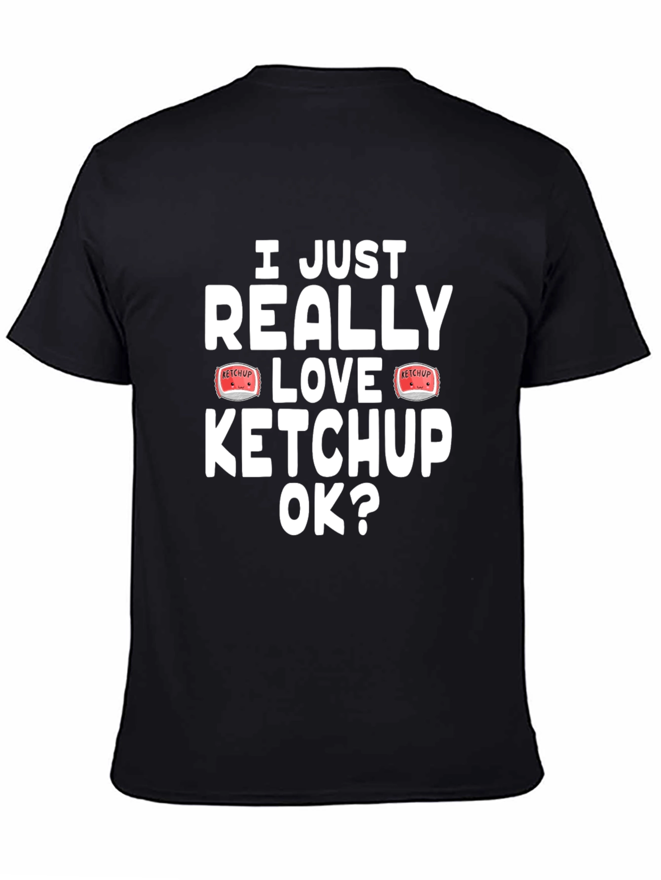 I Love Ketchup T-Shirt - Novelty Graphic Tee