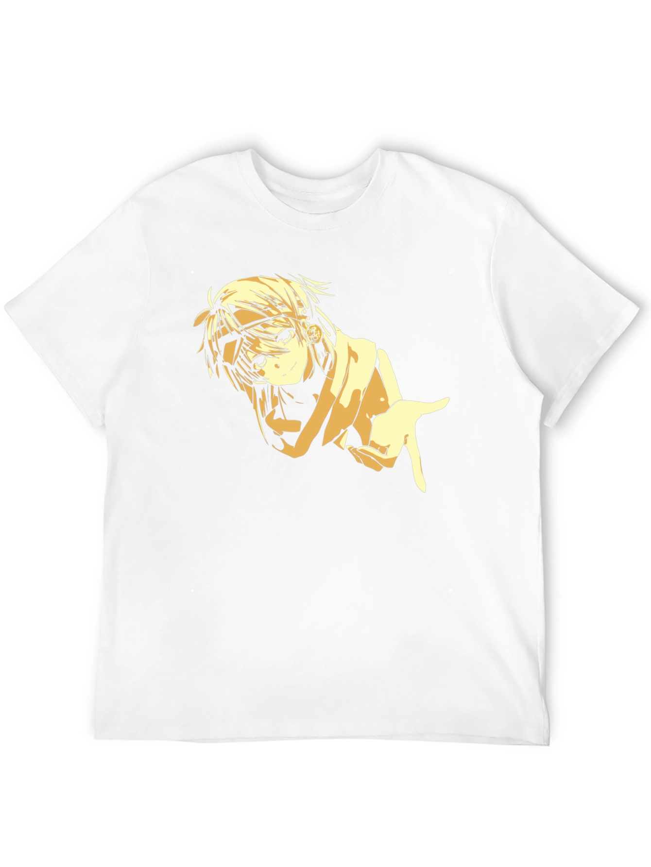 Anime Girl Graphic Black Tee
