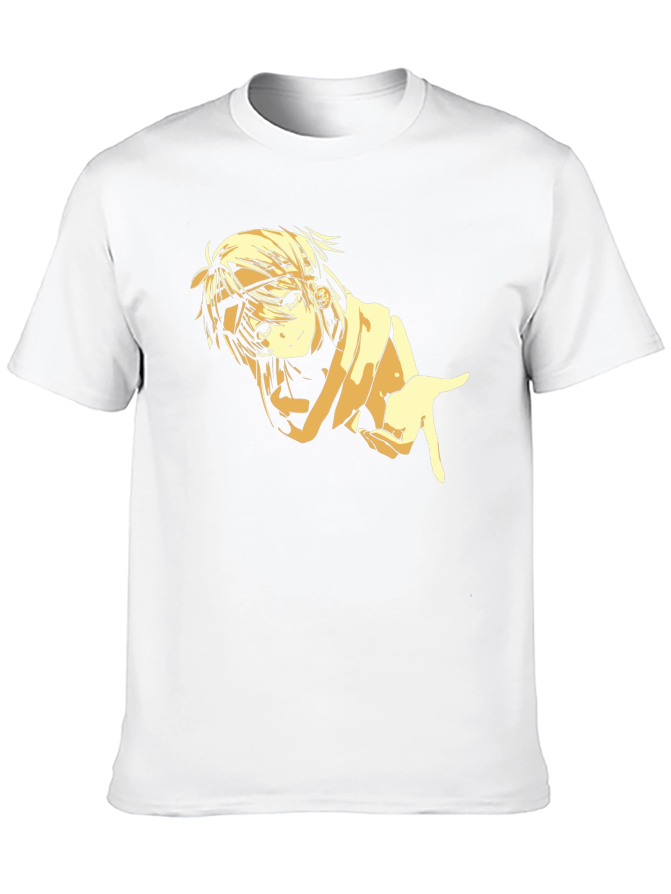 Anime Girl Graphic Black Tee