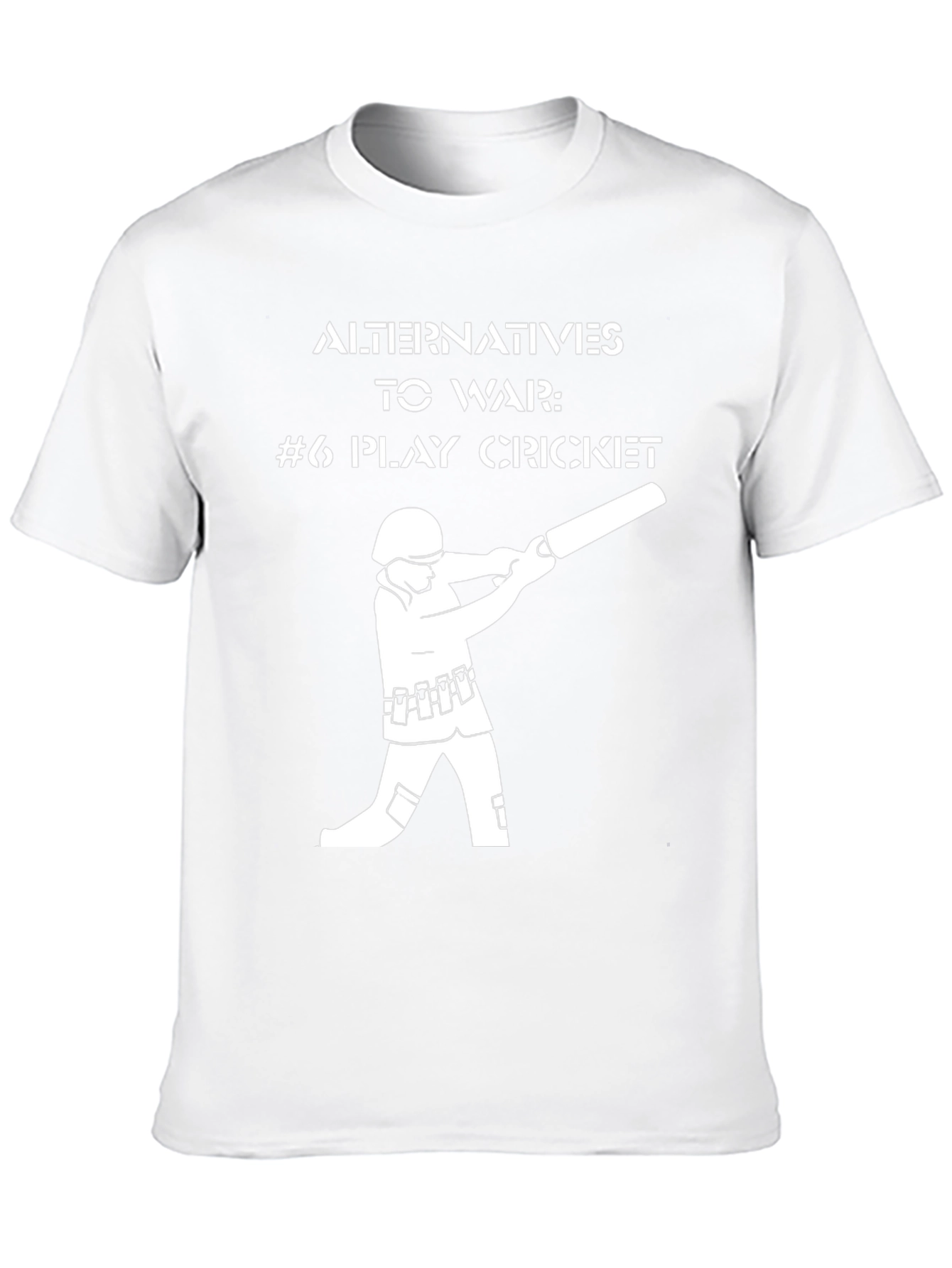 Alternatives to War Cricket T-Shirt