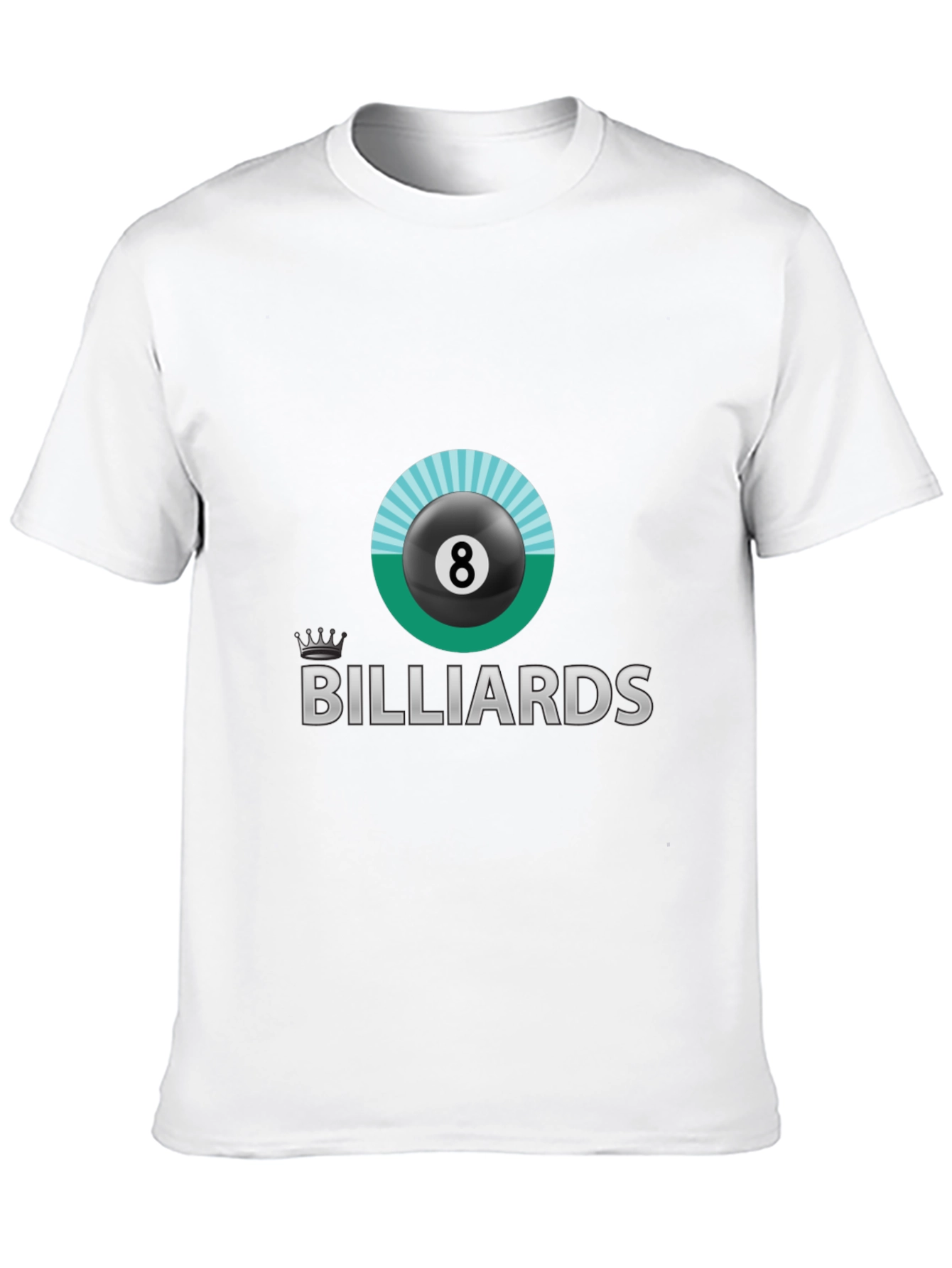 Billiards Eight Ball Graphic T-Shirt