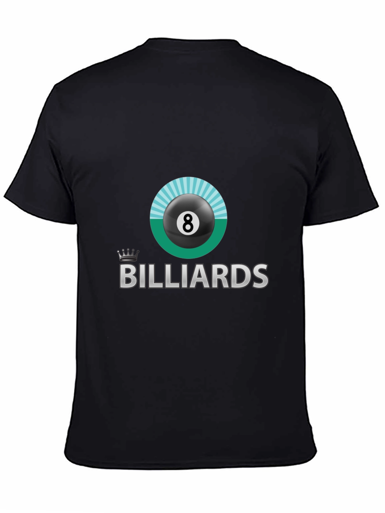 Billiards Eight Ball Graphic T-Shirt
