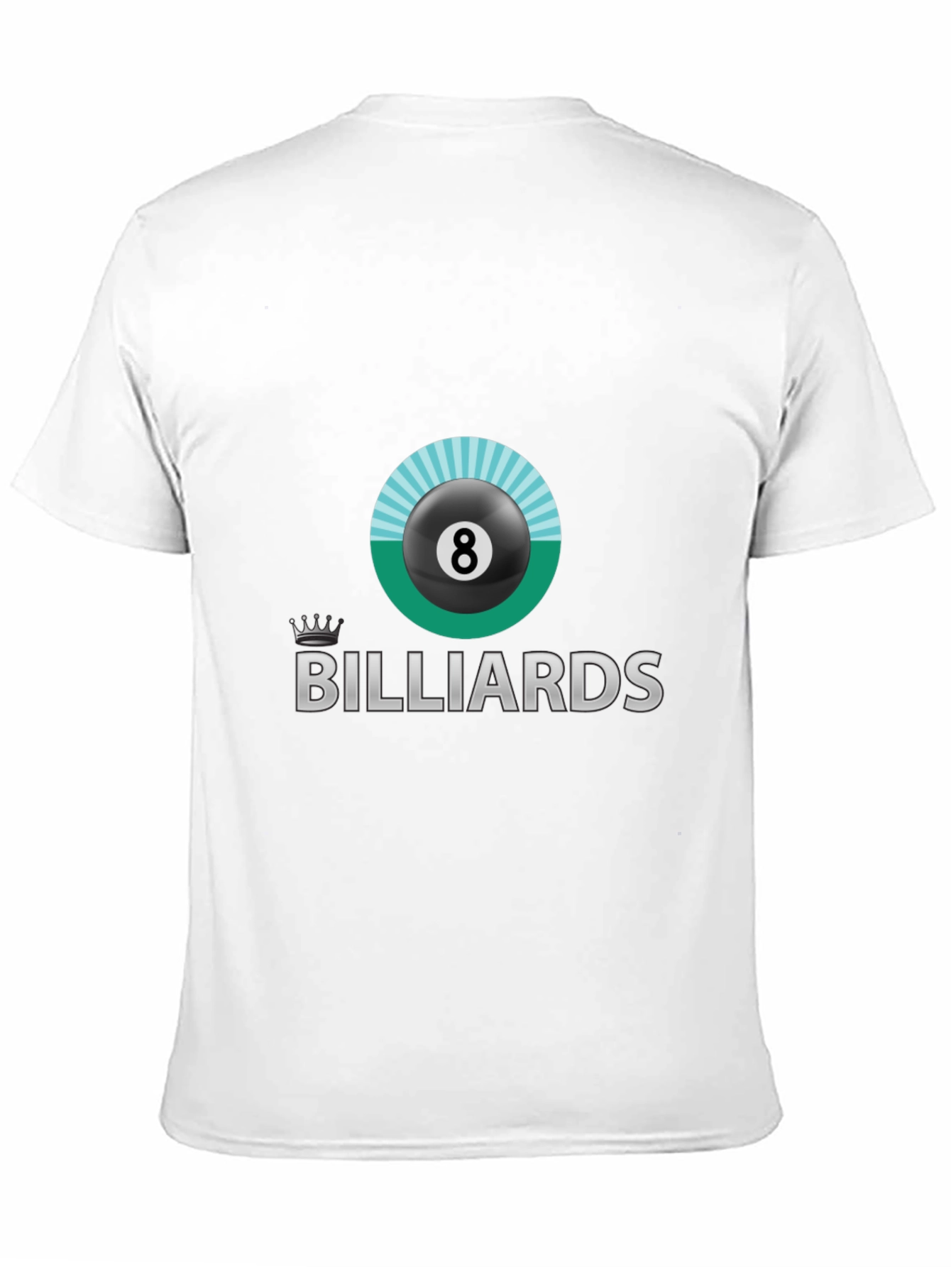 Billiards Eight Ball Graphic T-Shirt