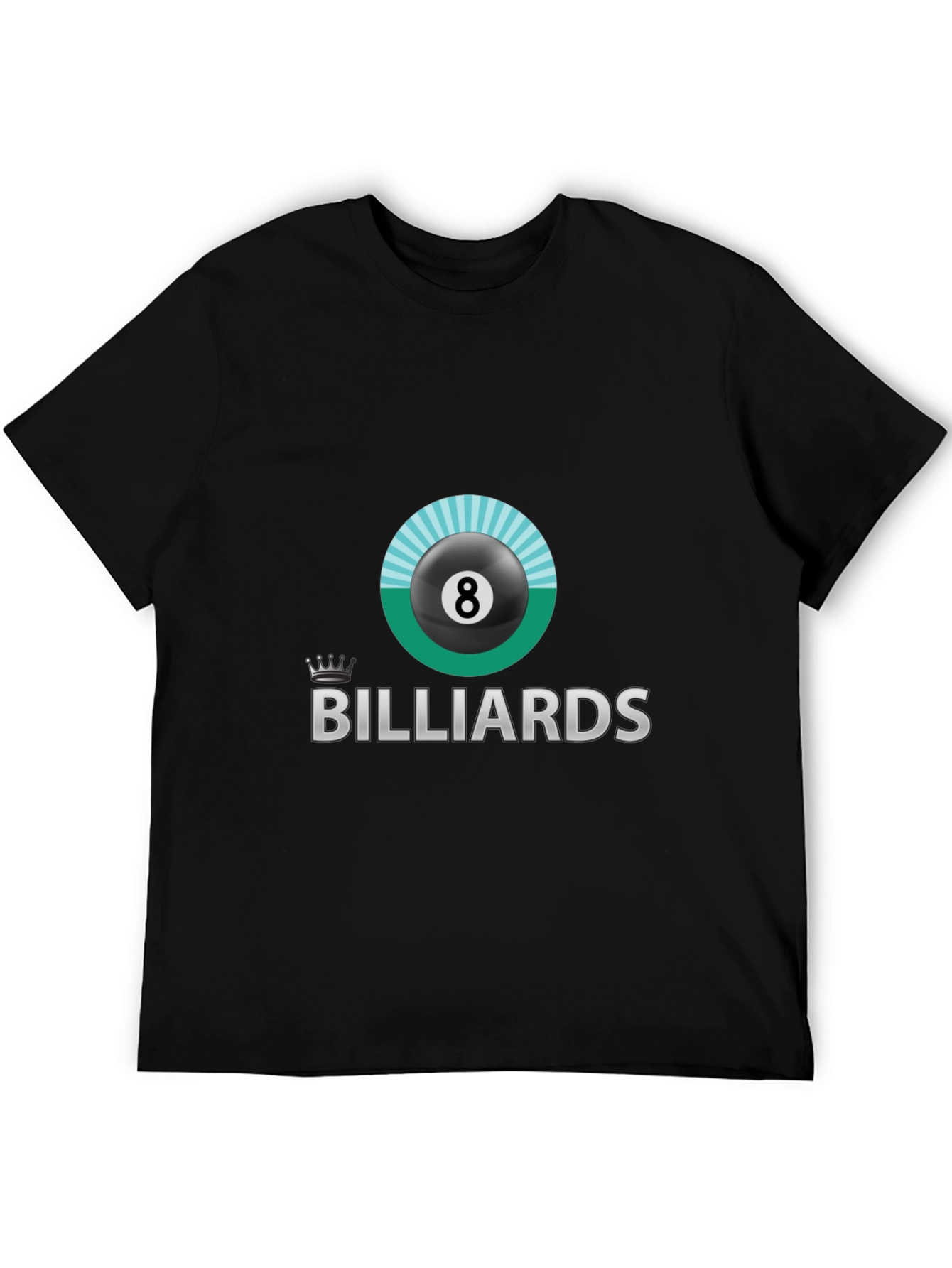 Billiards Eight Ball Graphic T-Shirt
