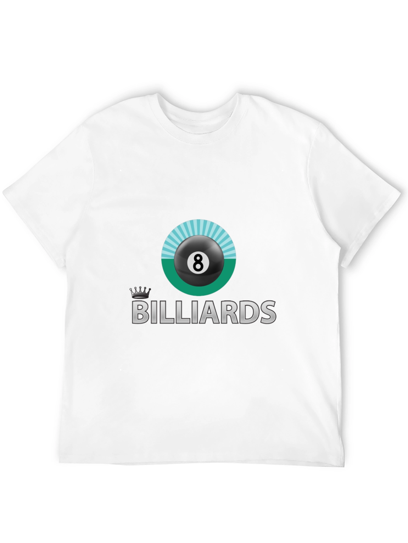 Billiards Eight Ball Graphic T-Shirt