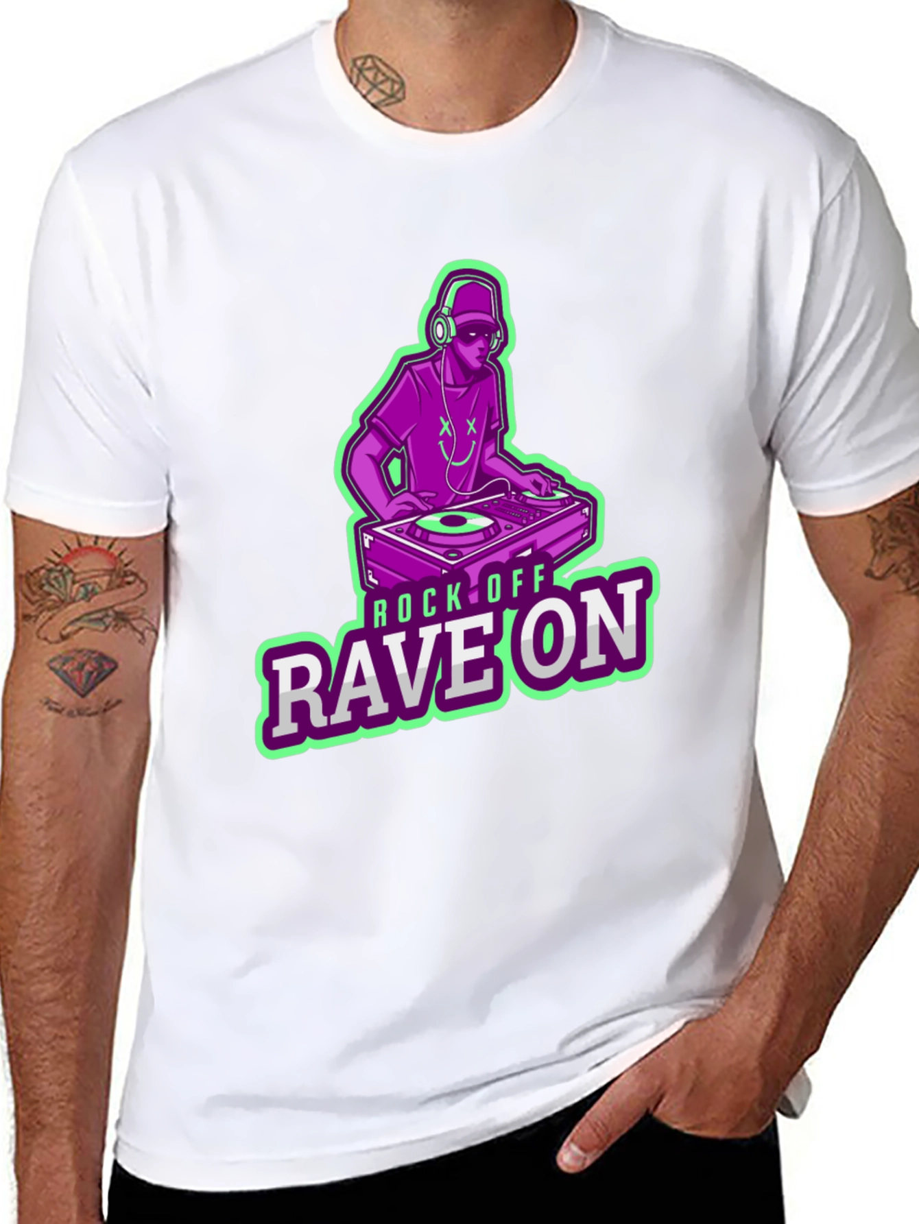 Rock Off Rave On T-Shirt