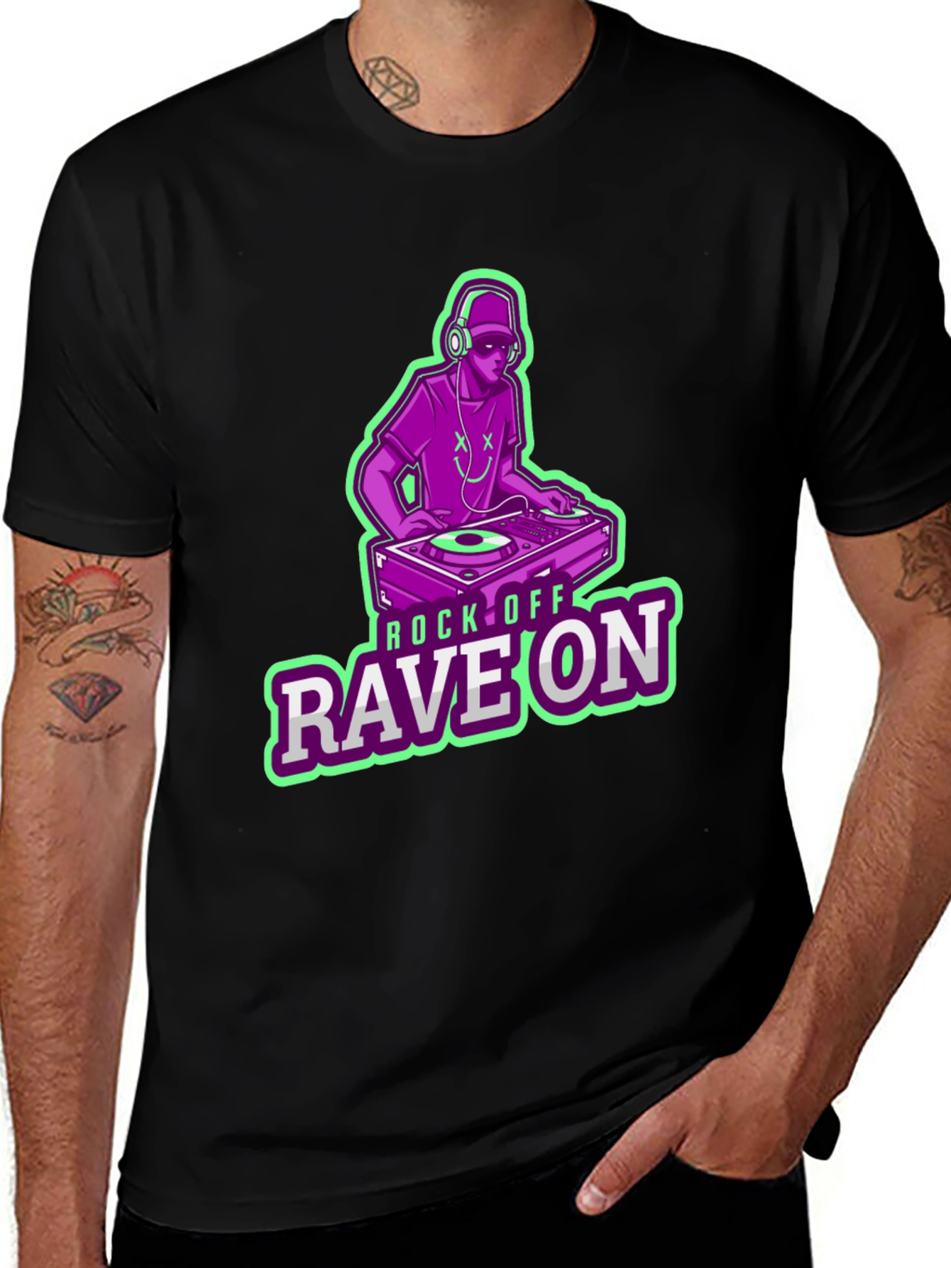 Rock Off Rave On T-Shirt
