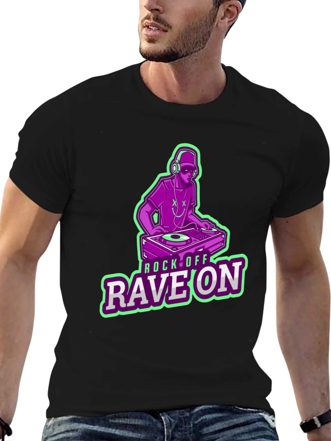 Rock Off Rave On T-Shirt