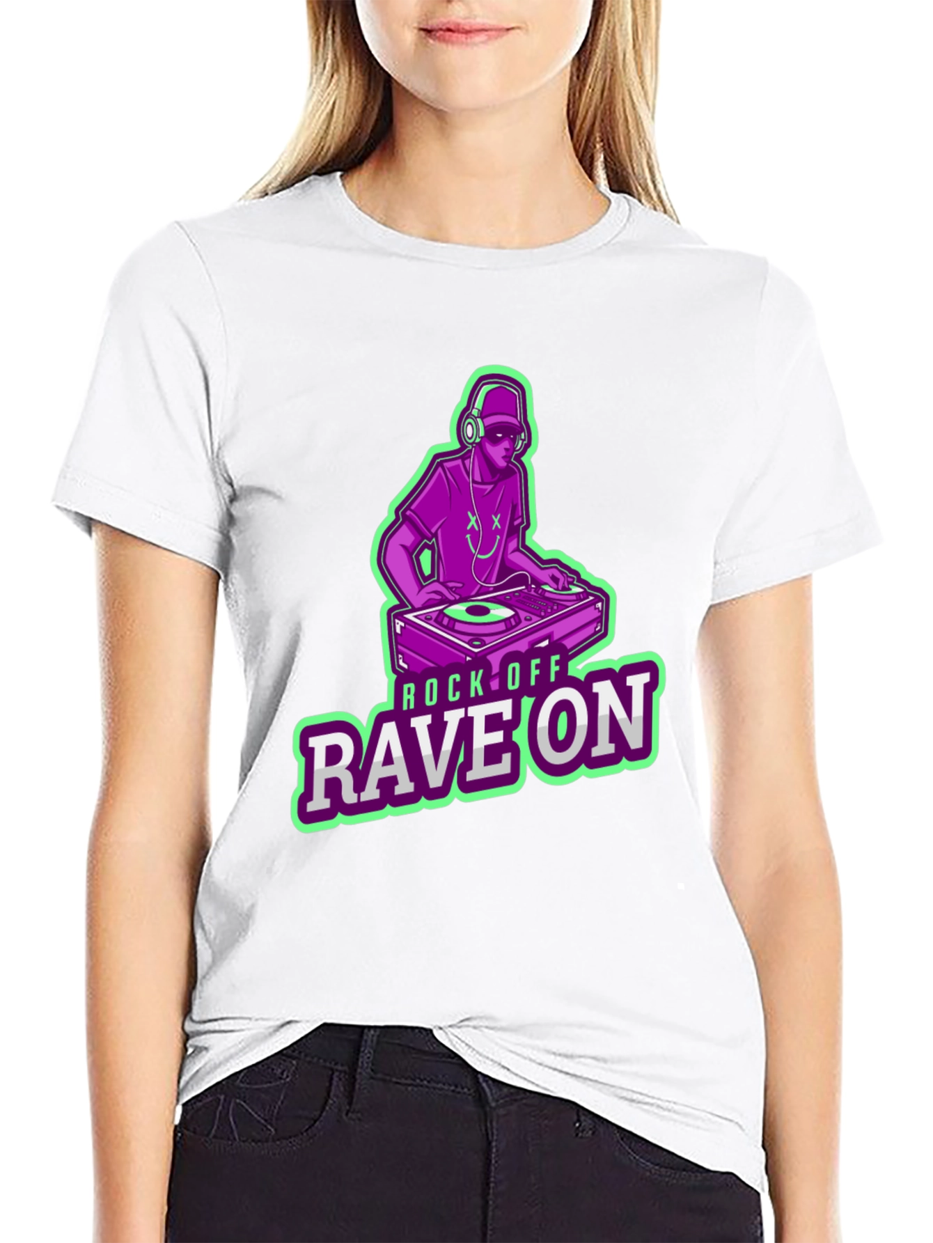 Rock Off Rave On T-Shirt