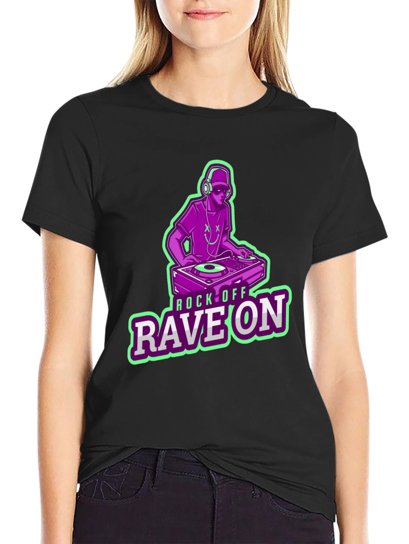 Rock Off Rave On T-Shirt