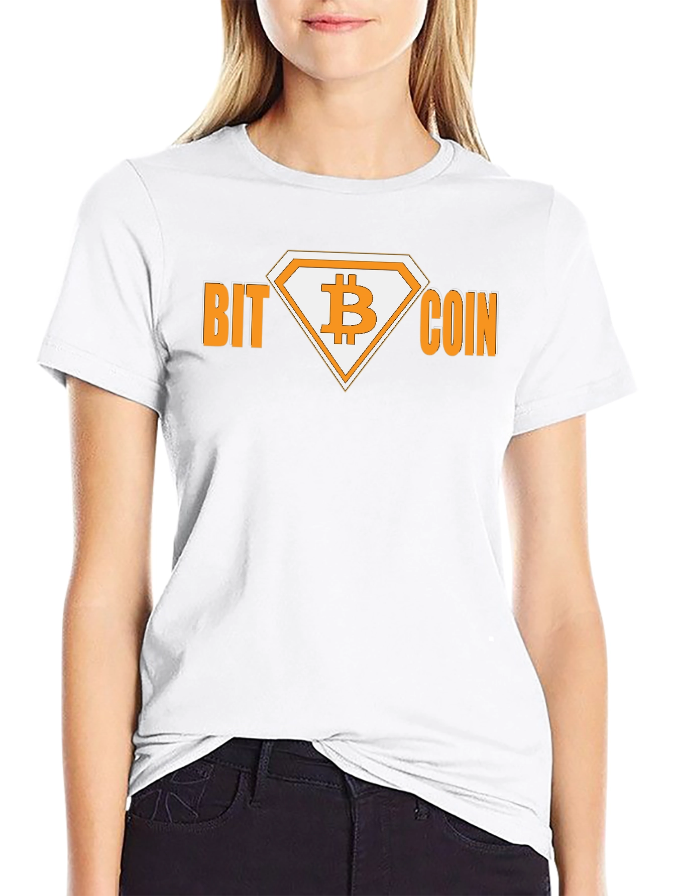 Bitcoin Diamond Tee - Crypto Currency Black T-Shirt