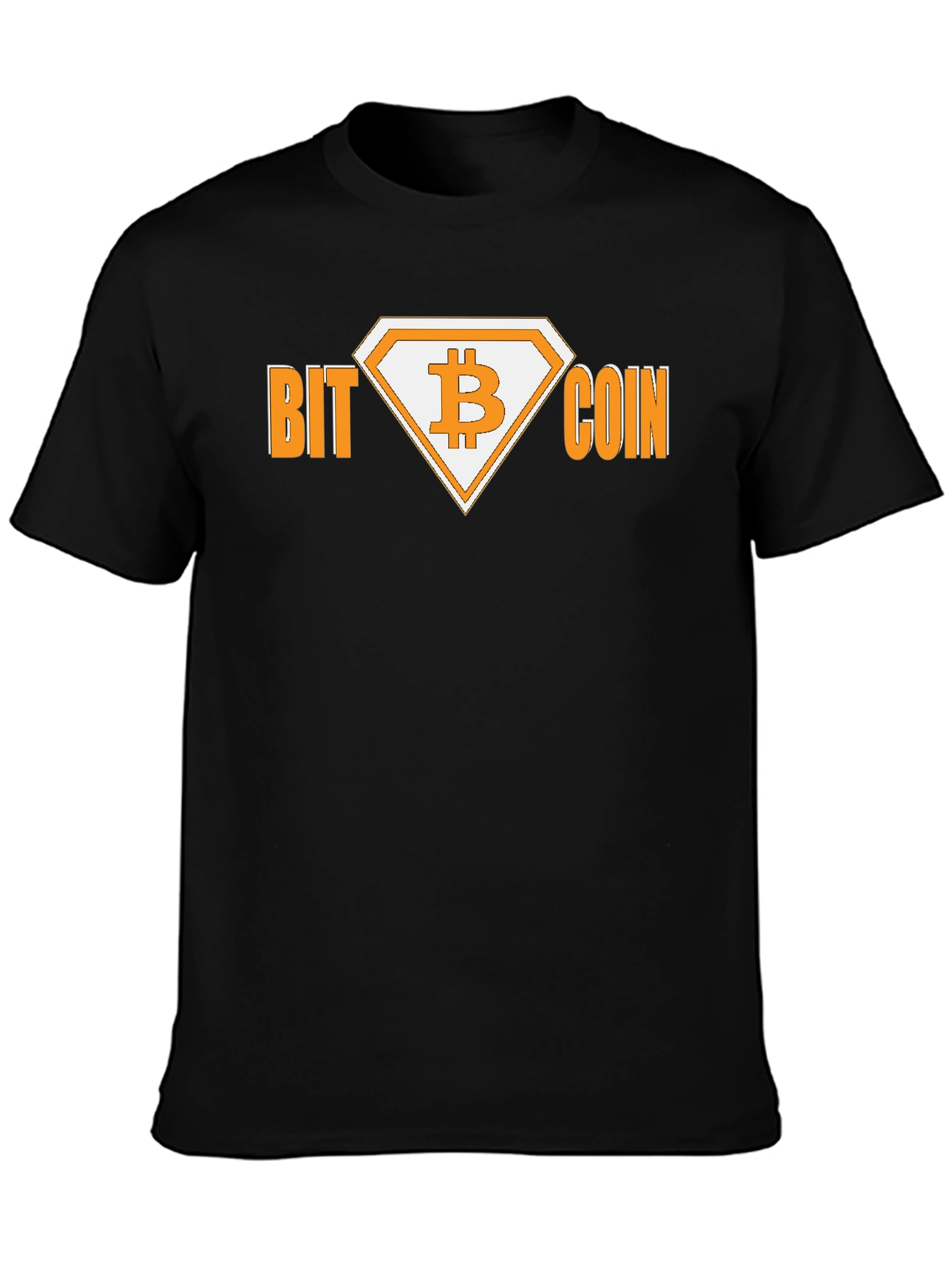 Bitcoin Diamond Tee - Crypto Currency Black T-Shirt