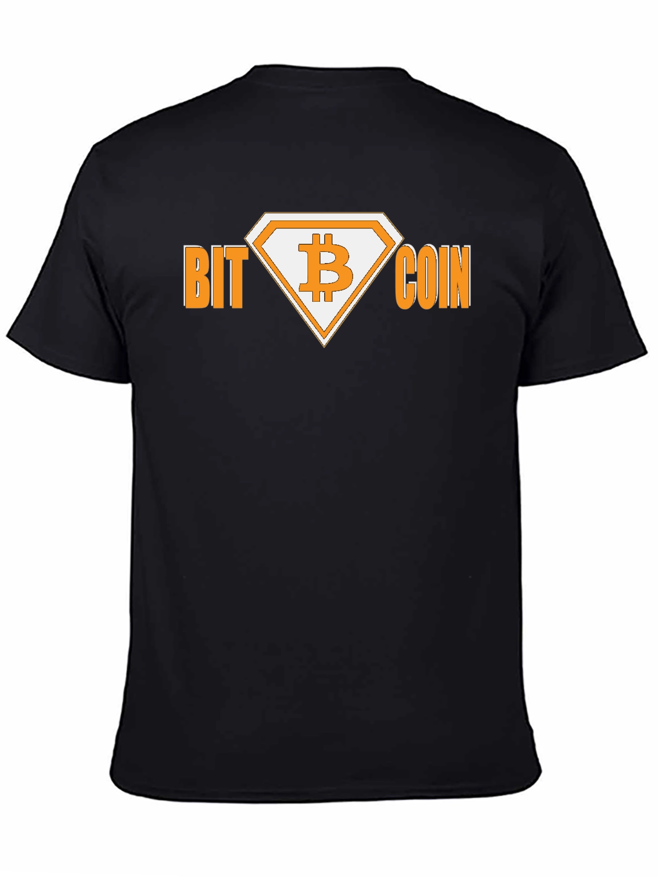 Bitcoin Diamond Tee - Crypto Currency Black T-Shirt