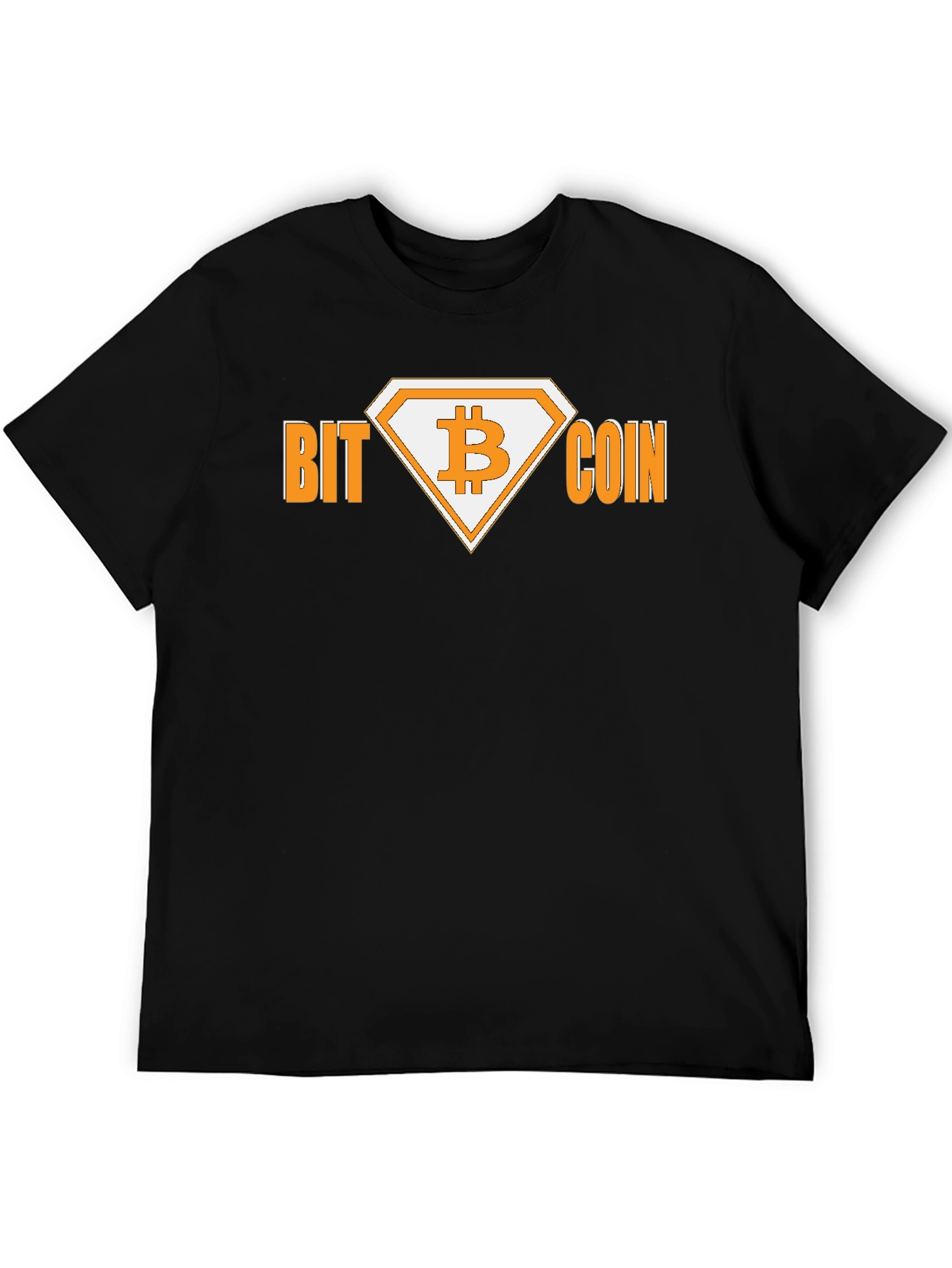 Bitcoin Diamond Tee - Crypto Currency Black T-Shirt