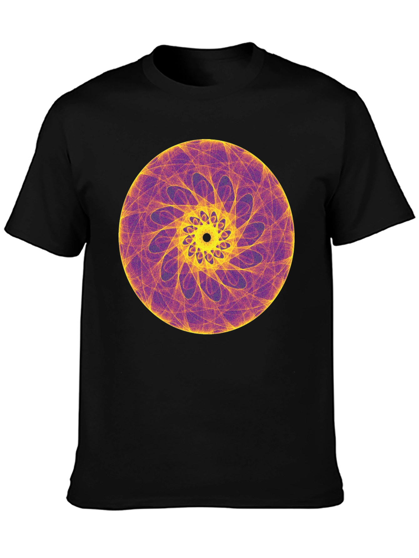 Geometric Swirl Graphic Tee