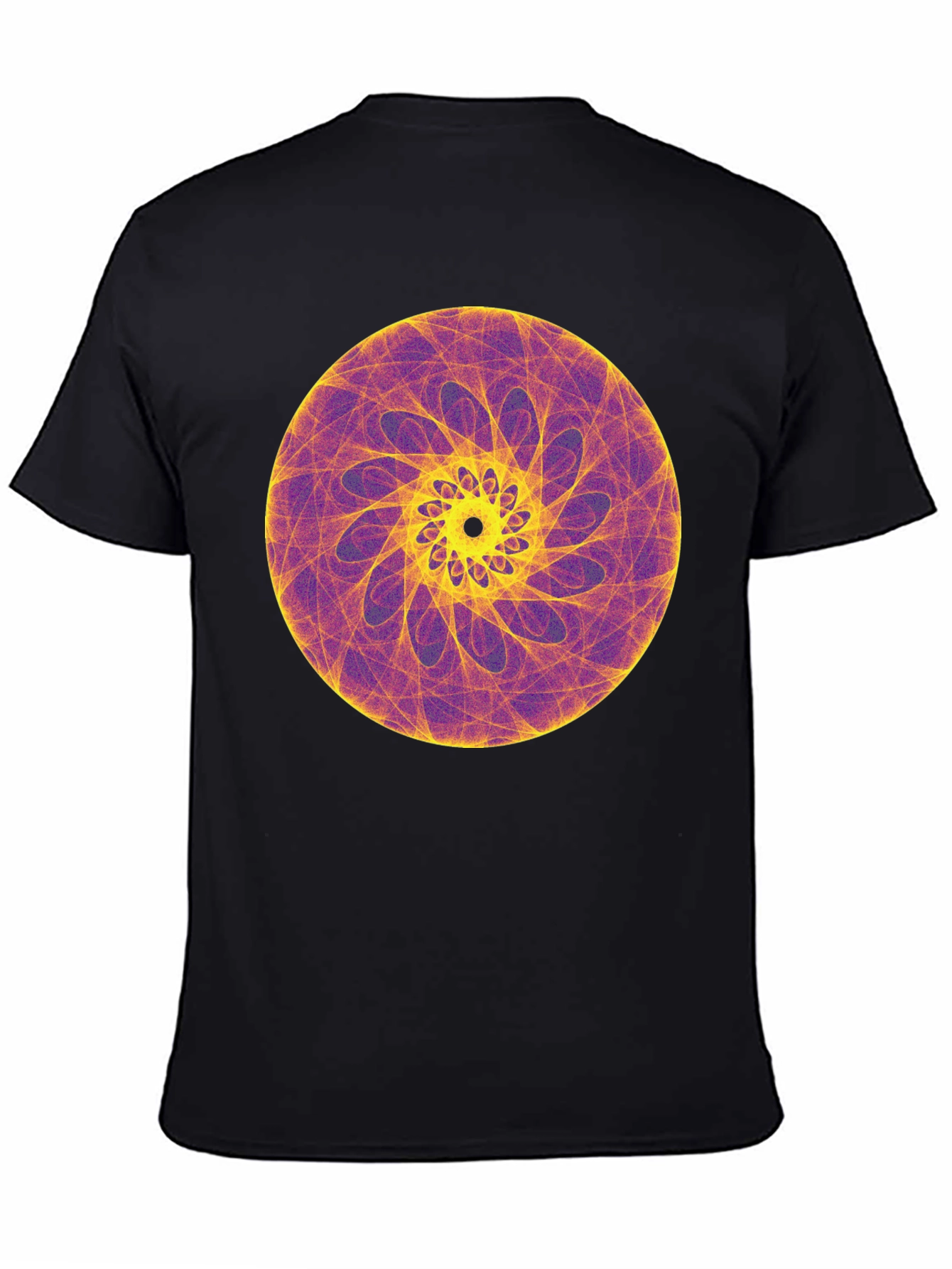 Geometric Swirl Graphic Tee