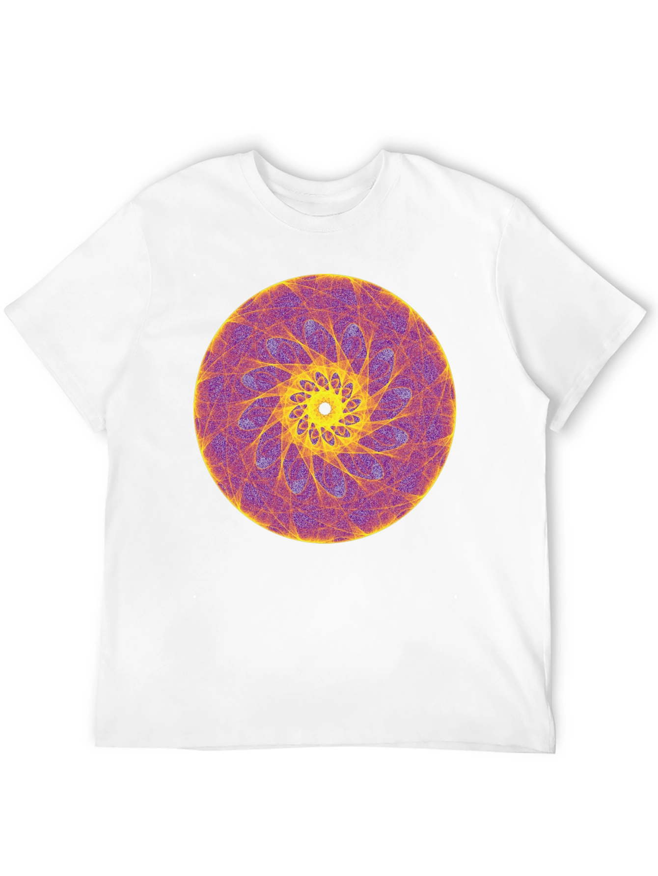 Geometric Swirl Graphic Tee