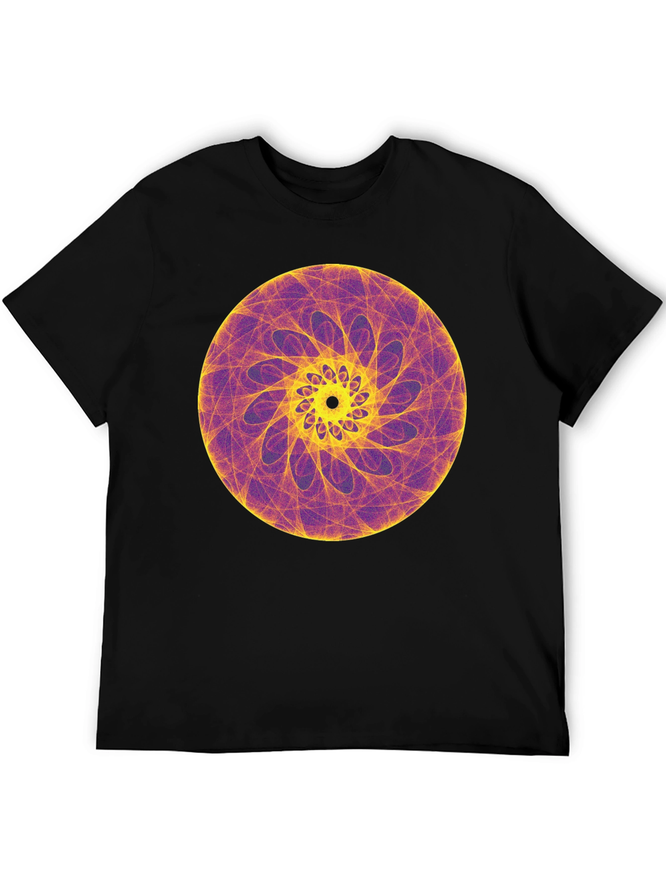 Geometric Swirl Graphic Tee