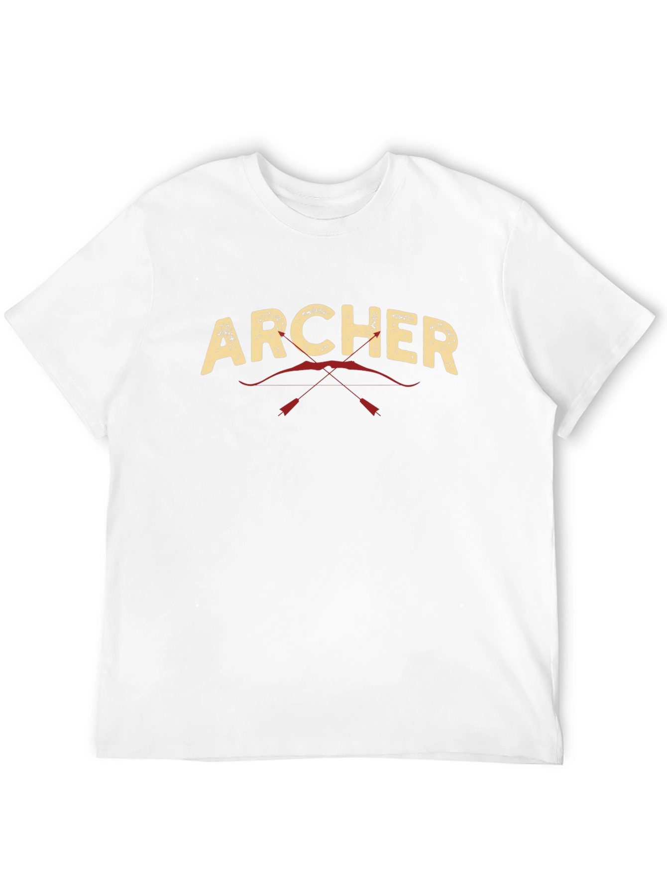 Archer Graphic Tee - Black Crew Neck