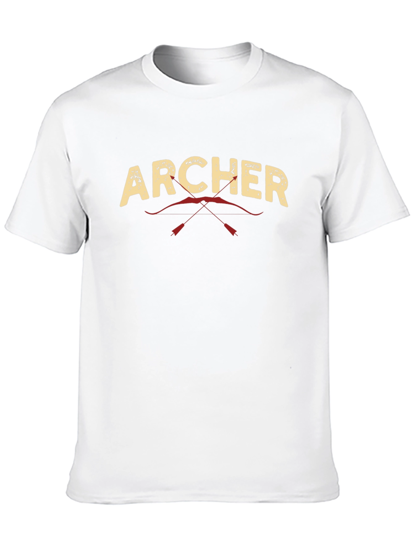 Archer Graphic Tee - Black Crew Neck