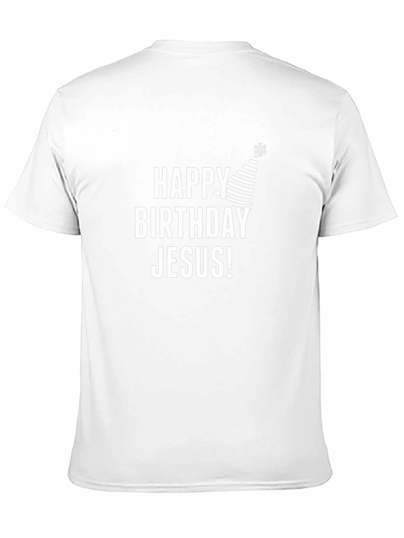 Happy Birthday Jesus T-Shirt Black Holiday Graphic Tee