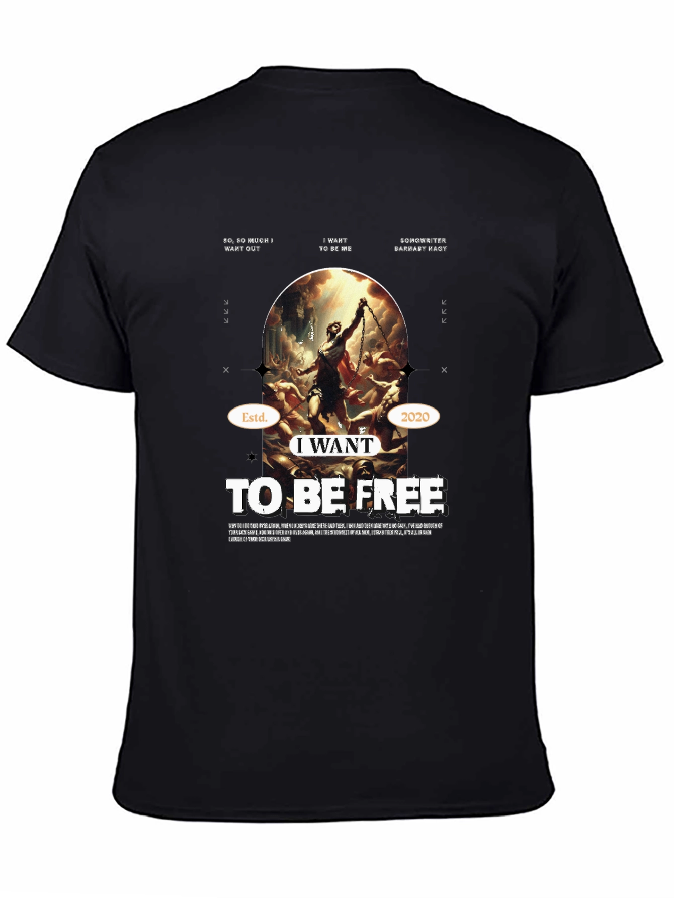 I Want To Be Free Graphic T-Shirt