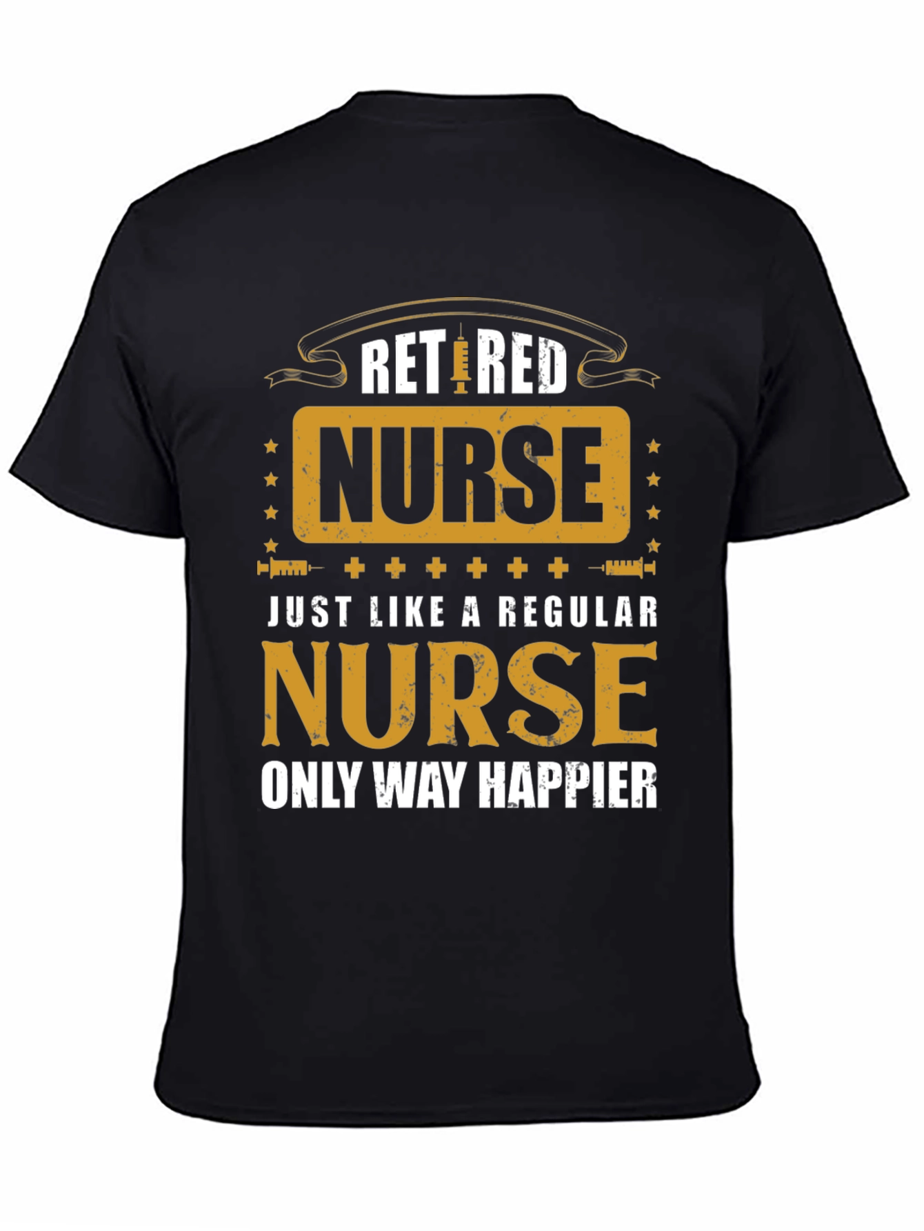 Retired Nurse Graphic T-Shirt